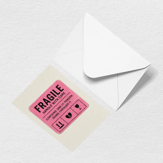 beis-greeting-card-carte-de-v-ux-fragile image 1