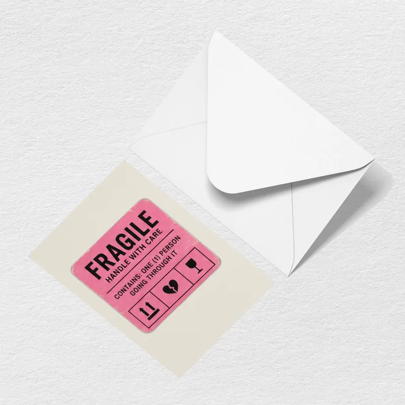 beis-greeting-card-carte-de-v-ux-fragile image 1