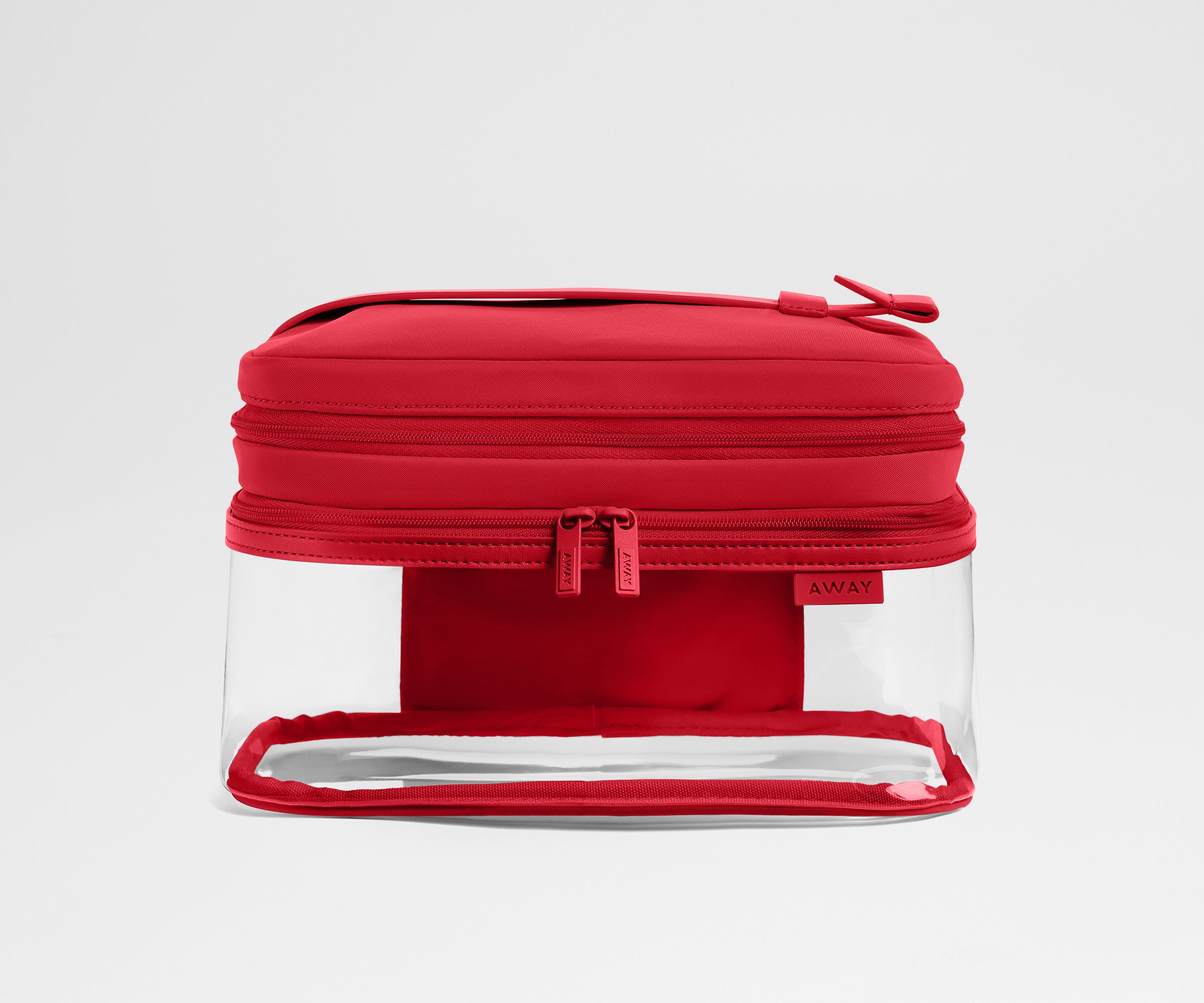 away-clear-cosmetic-case-trousse-transparente-2-compartiments image 3