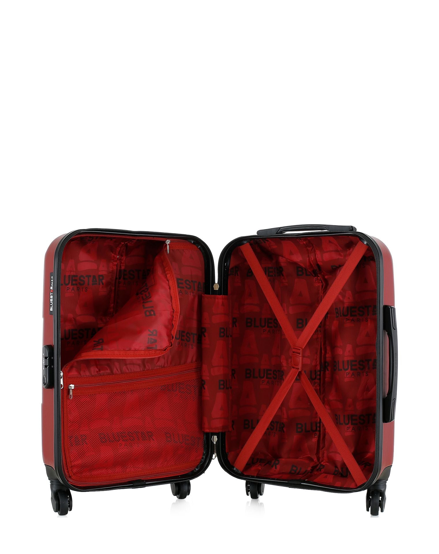 bluestar-miami-lot-2-valises-cabine-rigide-rose-dor-37l image 6