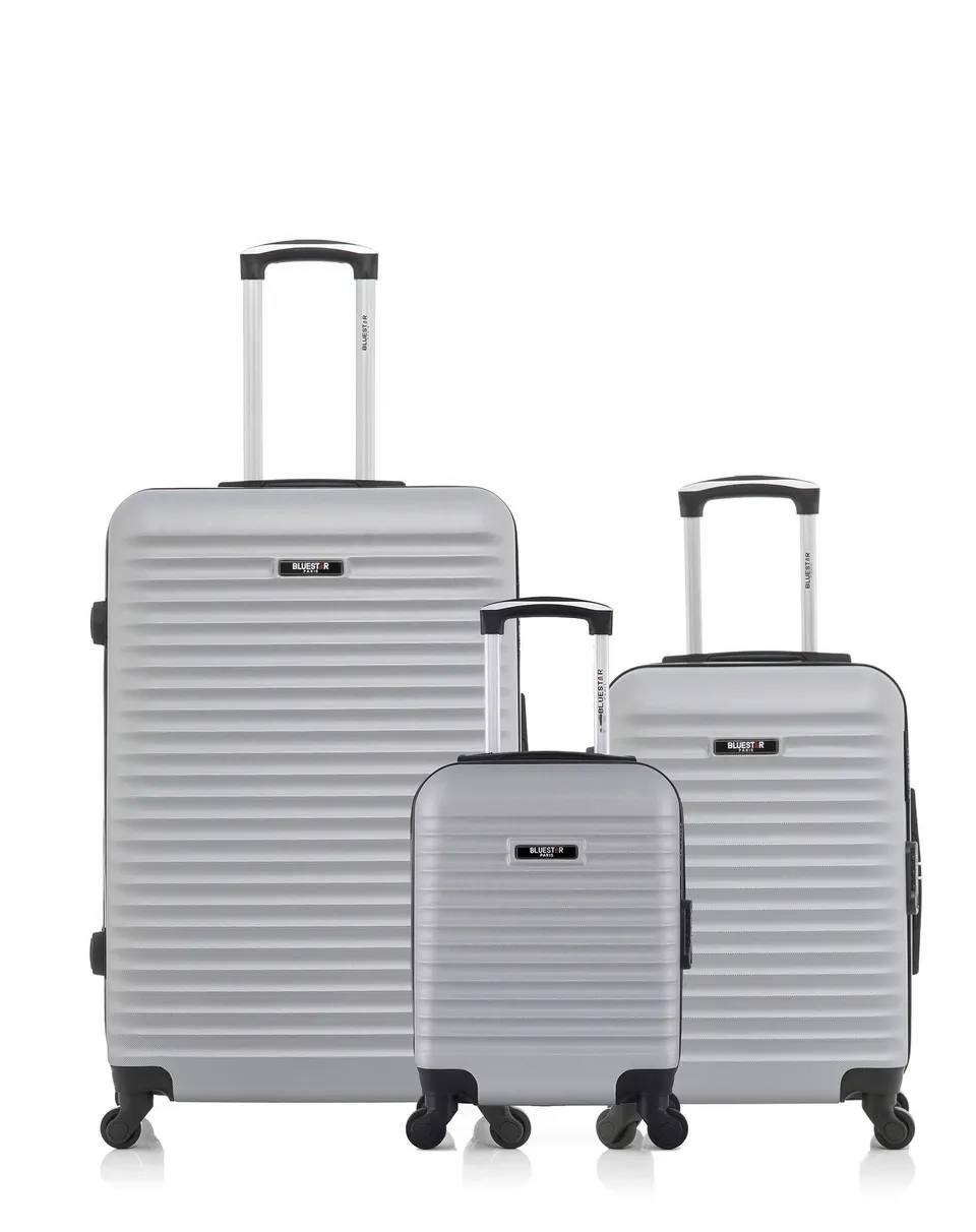 bluestar-brazilia-lot-3-valises-rigides-gris-fonc-grand-cabine image 1