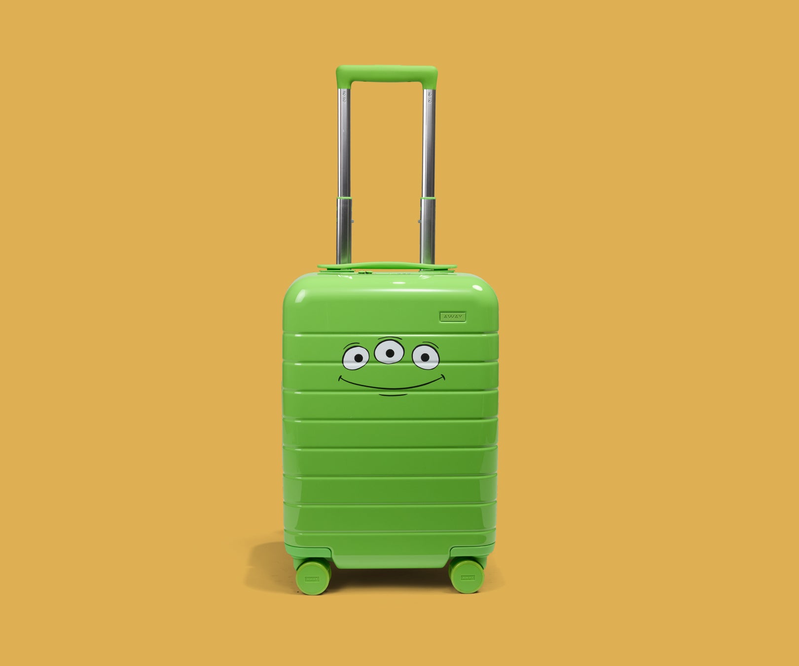 away-kids-carry-on-valise-enfant-vert-alien-green image 1