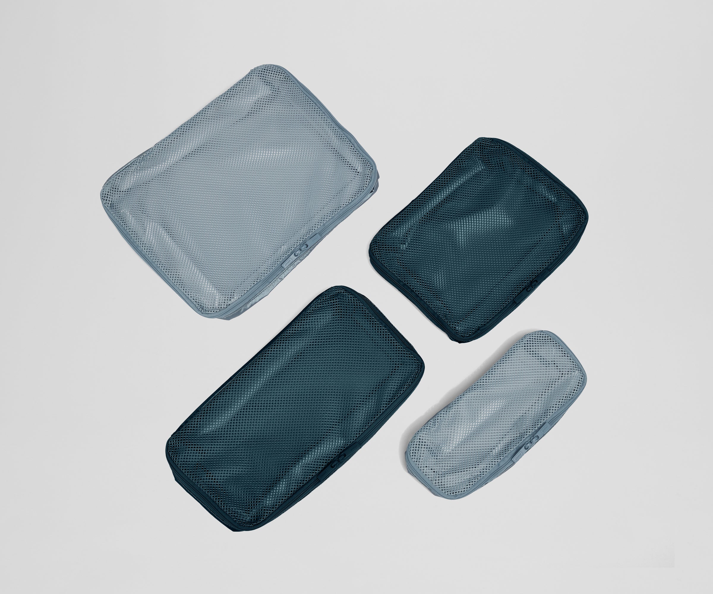 away-insider-packing-cubes-lot-4-cubes-stormy-teal-arctic-blue image 3