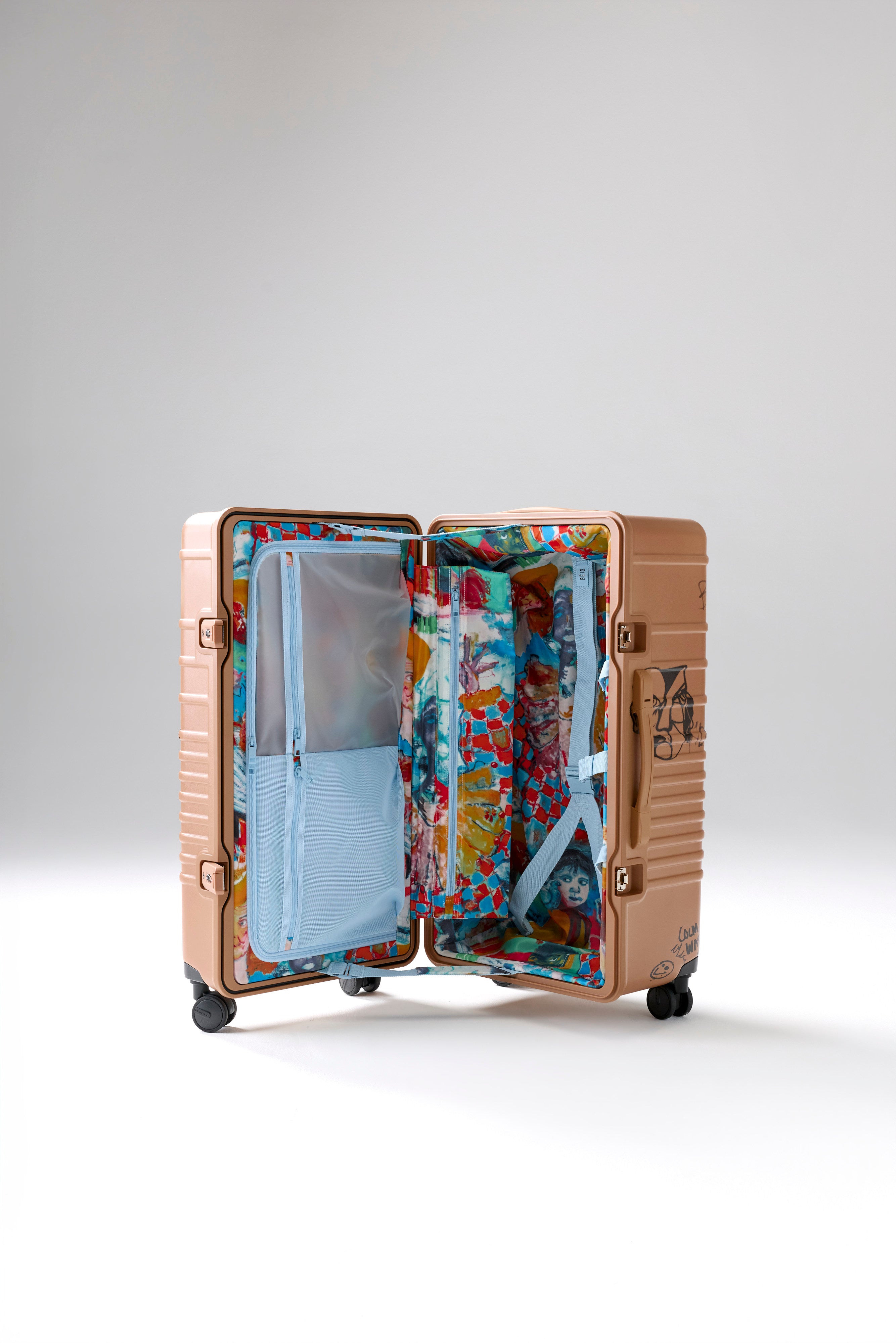 b-is-check-in-valise-soute-trunk-roller-cargo image 3
