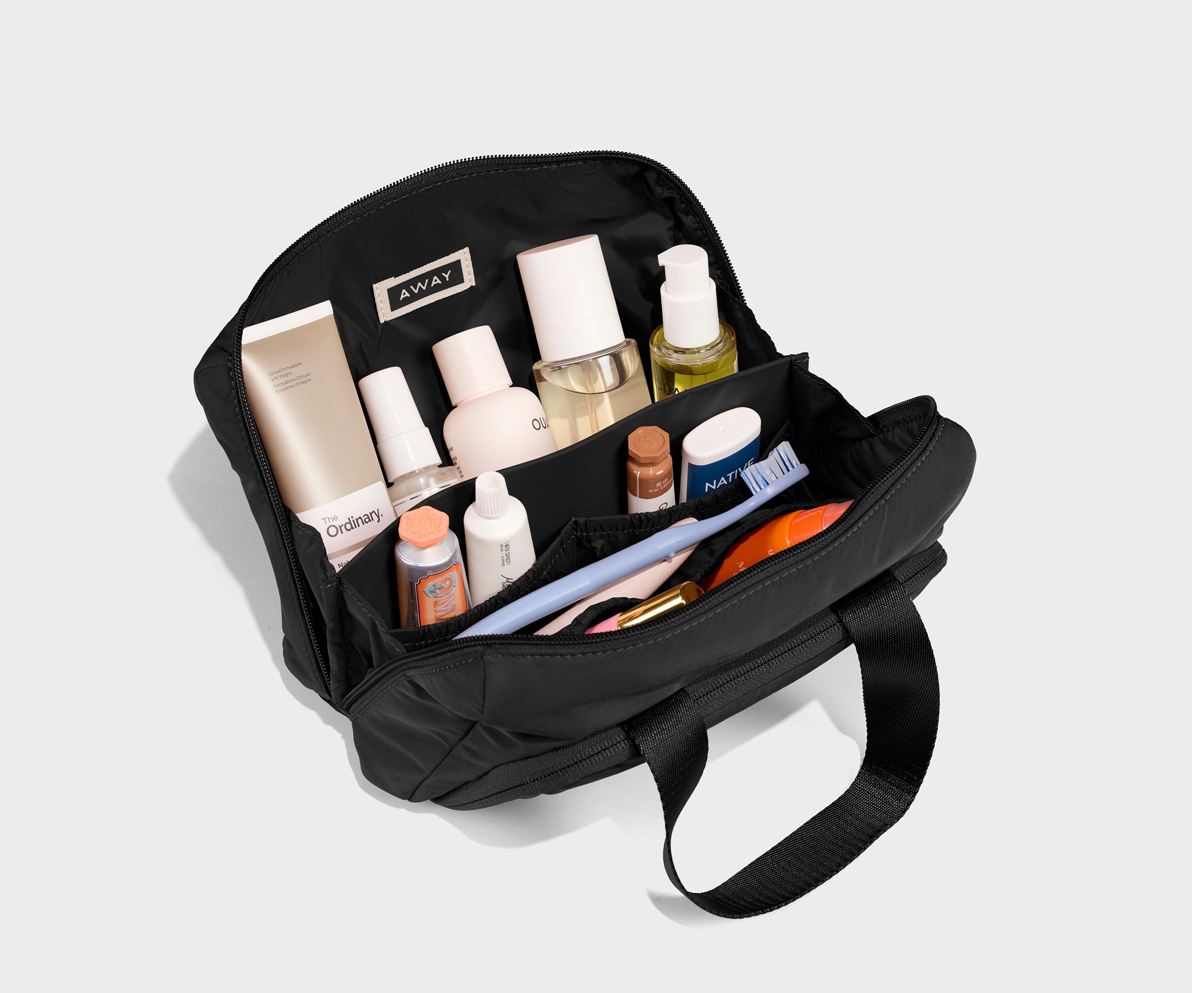 away-featherlight-daily-cosmetic-case-trousse-maquillage-noir-jet-black image 4