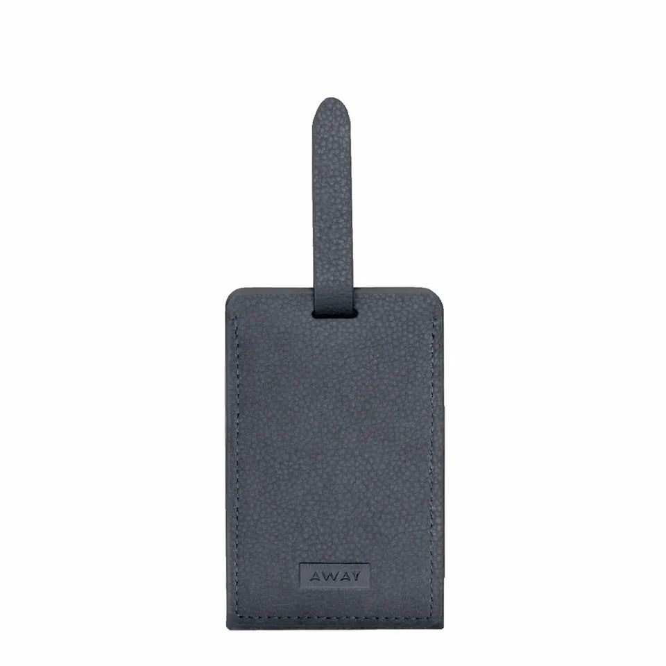 away-aluminum-edge-tag-tiquette-bagage-navy-blue image 1