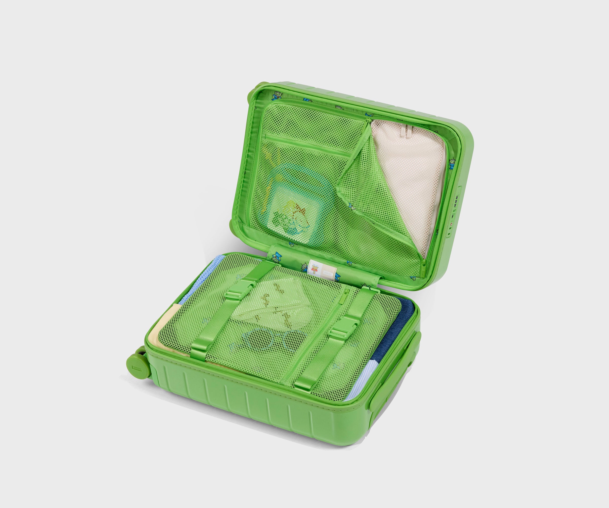 away-kids-carry-on-valise-enfant-vert-alien-green image 3