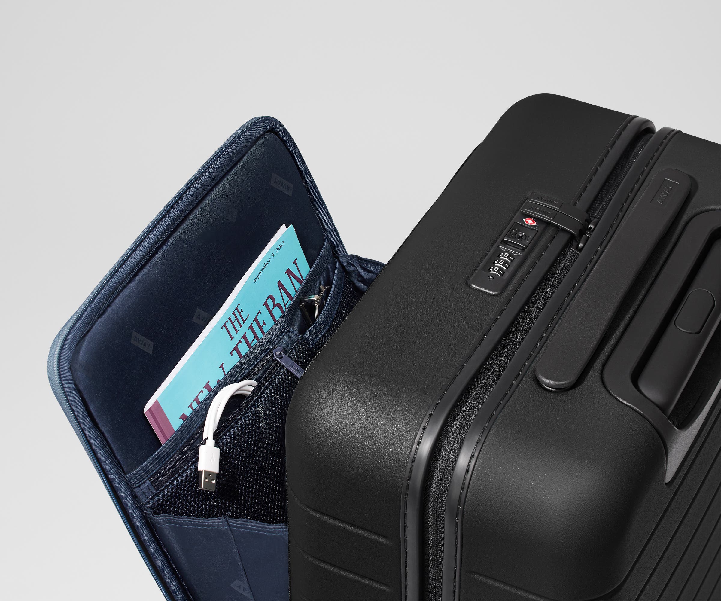 away-executive-bigger-carry-on-cabine-noir-ordinateur image 6