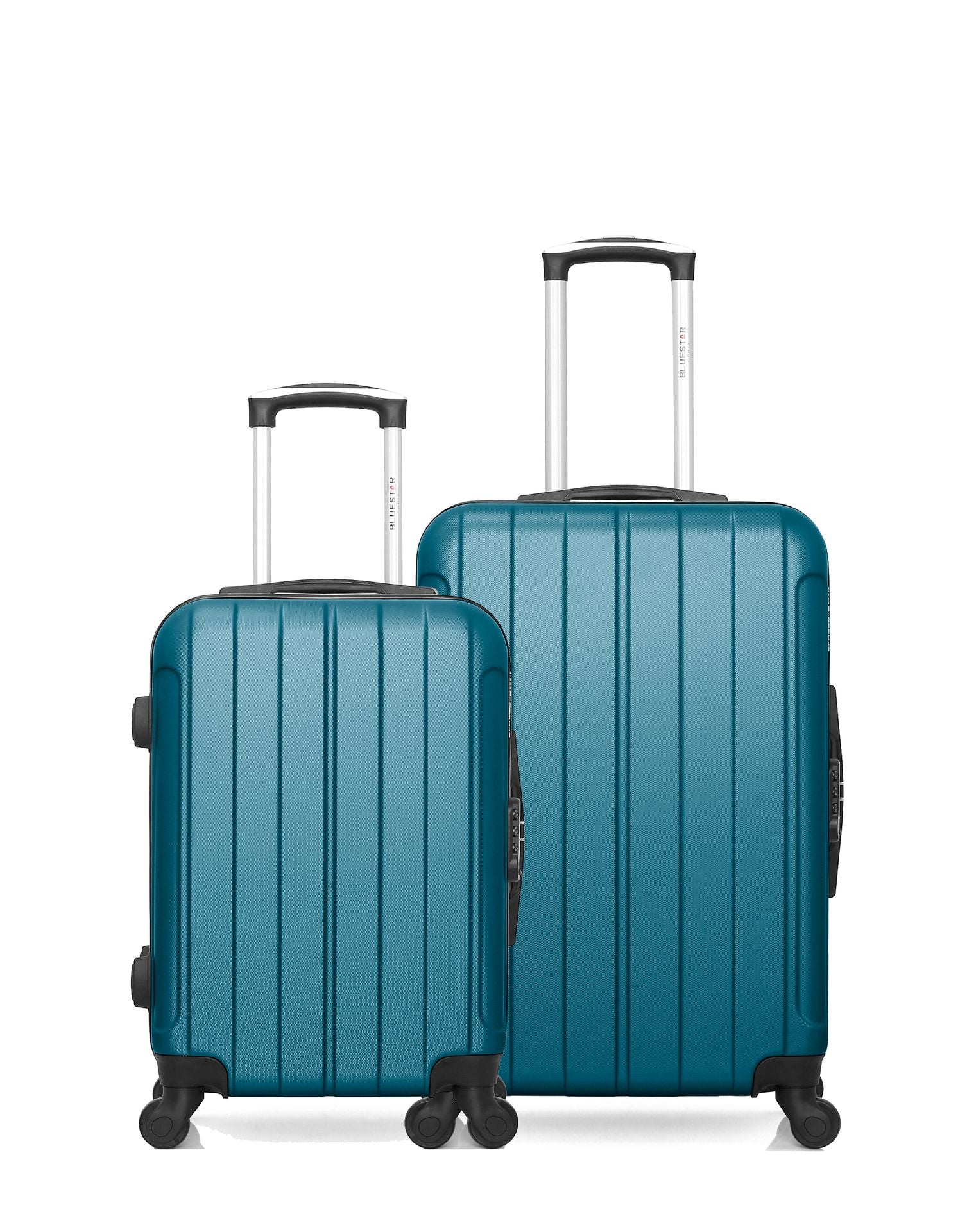 bluestar-napoli-lot-2-valises-cabine-beige-abs-37l image 1