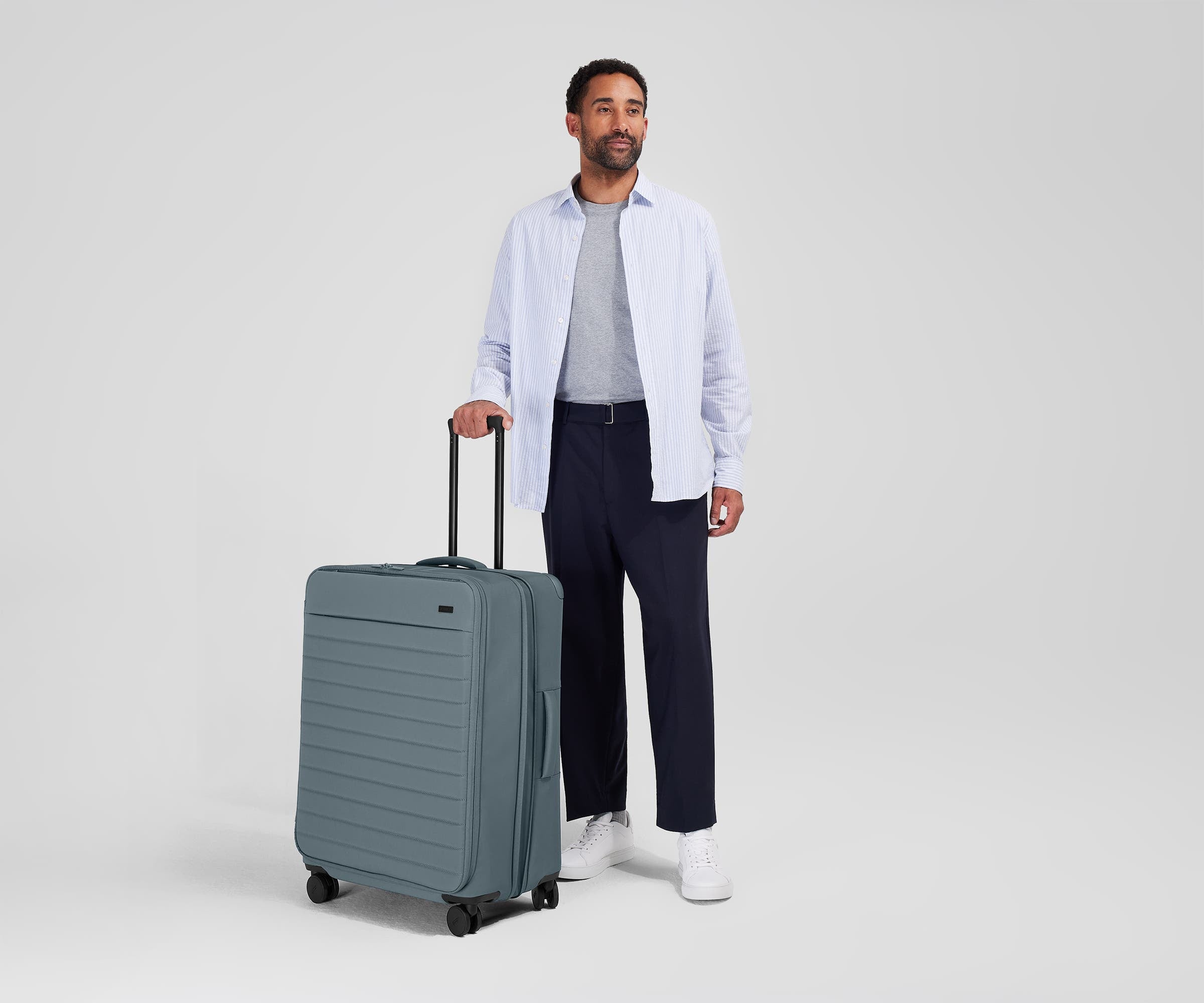 away-softside-valise-soute-large-coast-blue-bleu-nylon image 4