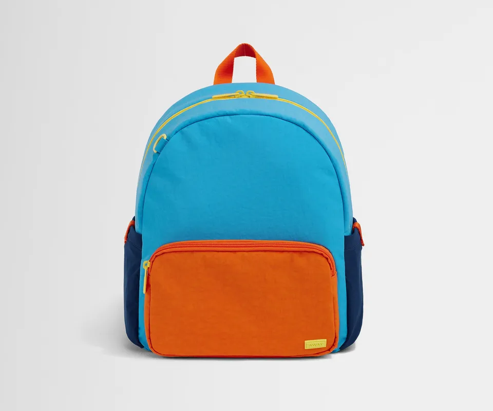 away-kids-backpack-sac-dos-enfant-splash-blue-nylon image 1