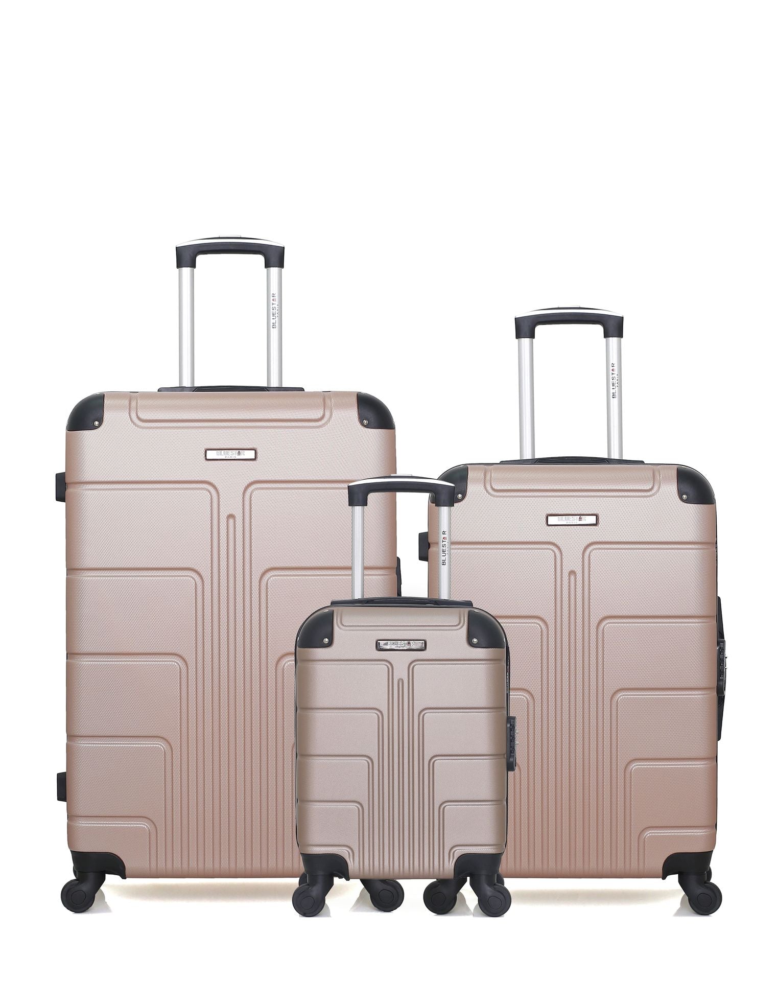 bluestar-ottawa-lot-3-valises-rigides-rose-dor image 1