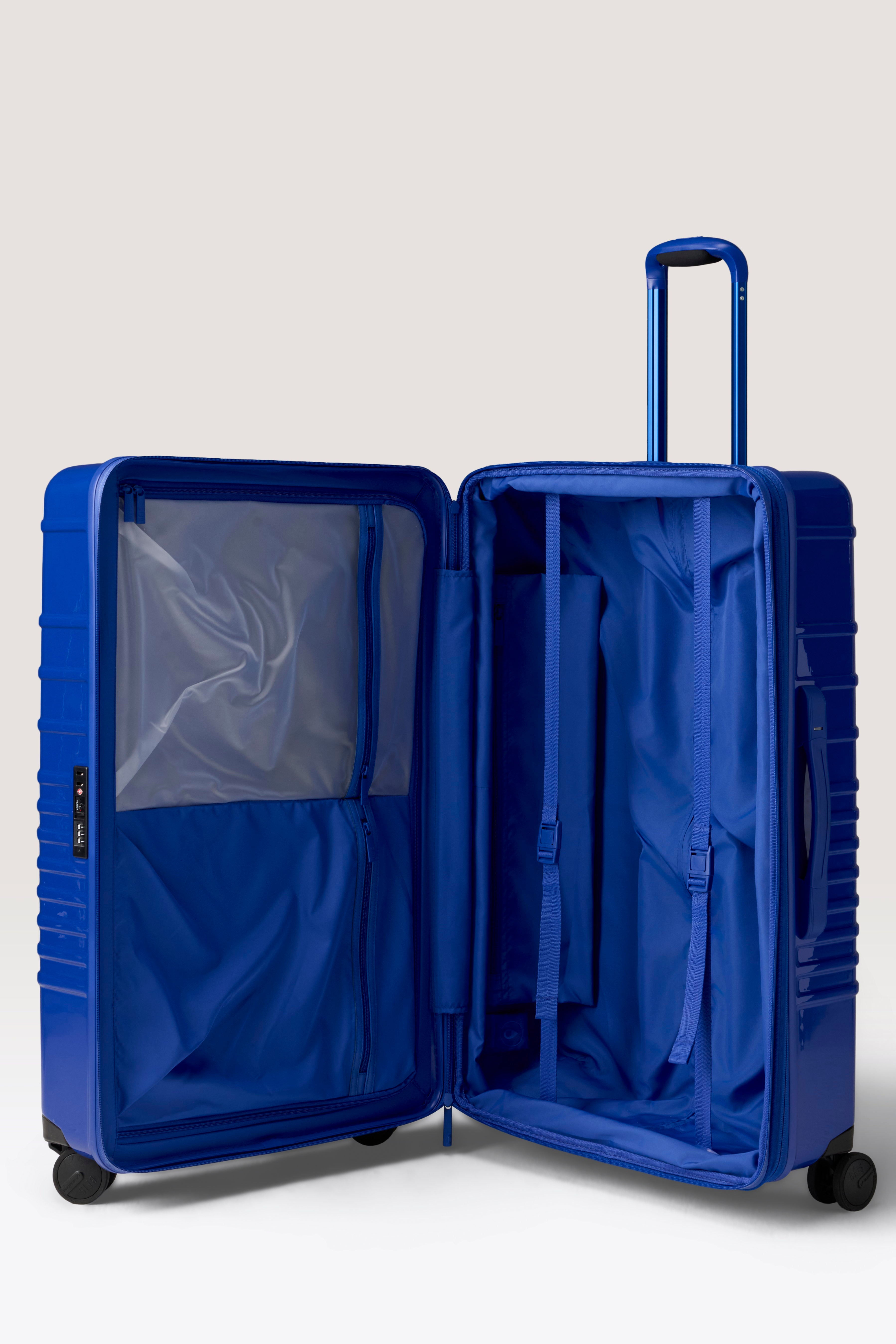 beis-check-in-large-roller-valise-soute-bleu-cobalt-rigide image 2