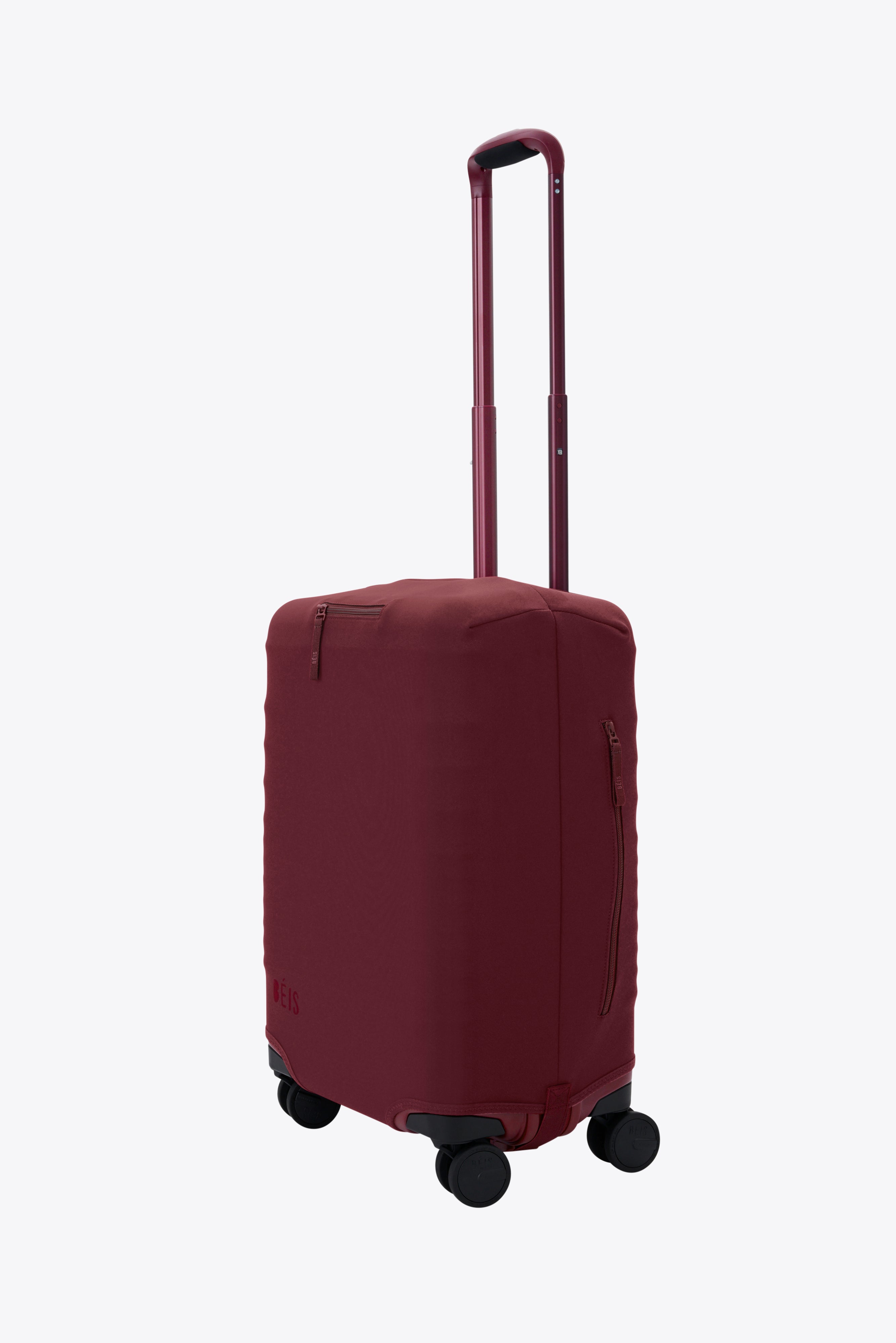 beis-carry-on-housse-valise-cabine-bordeaux image 2