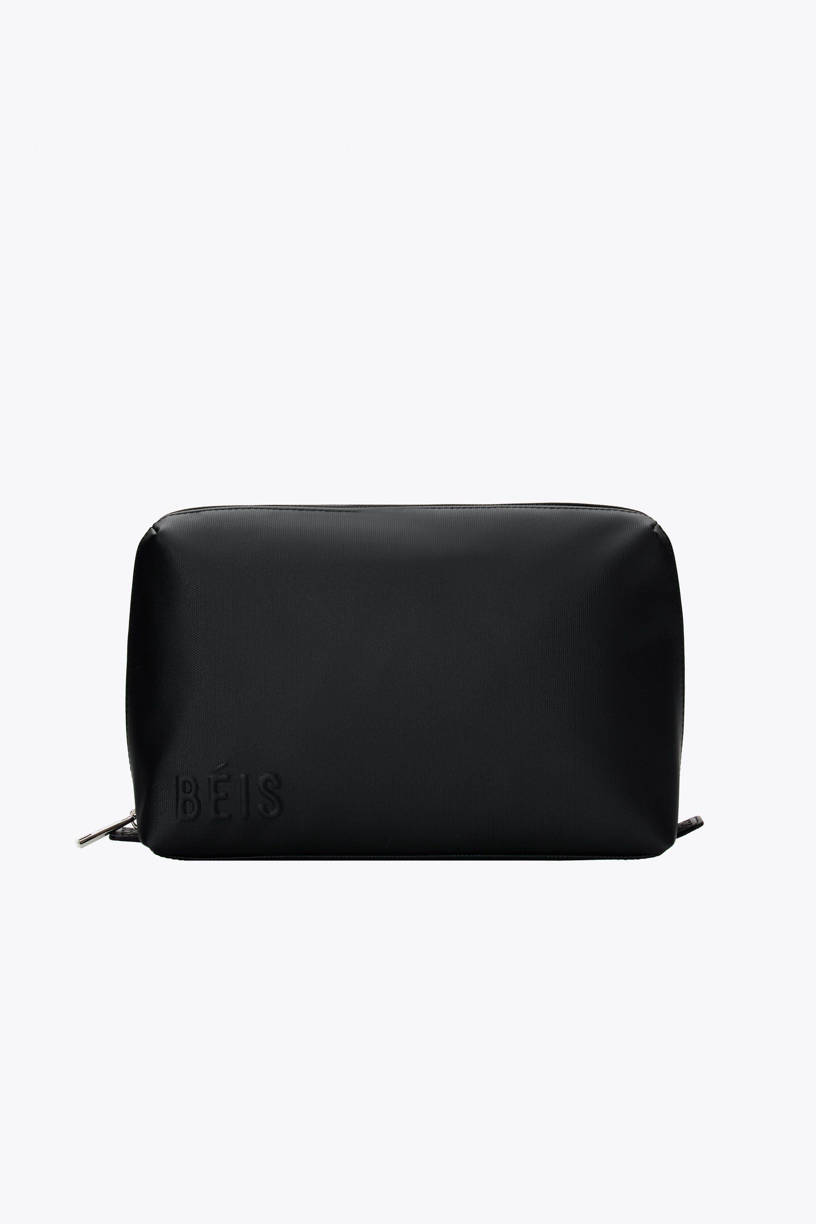 beis-medium-cosmetic-pouch-trousse-maquillage-noir image 1