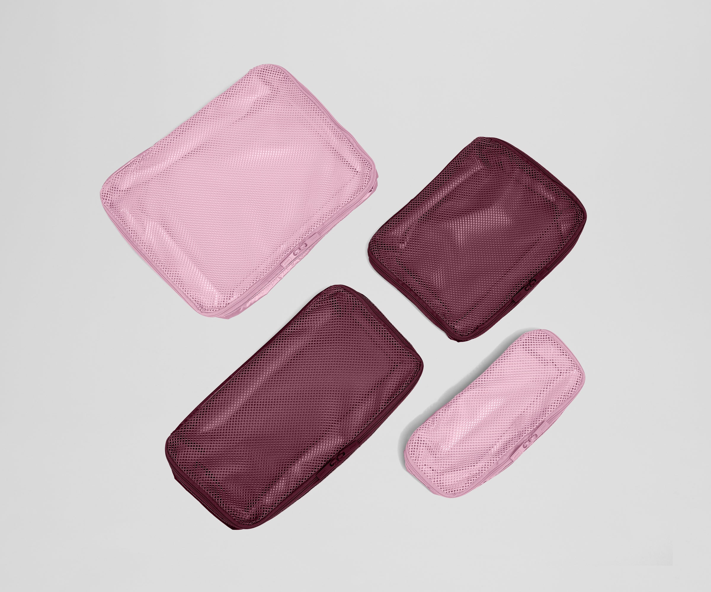 away-insider-packing-cubes-lot-4-pochettes-roses-satin image 3