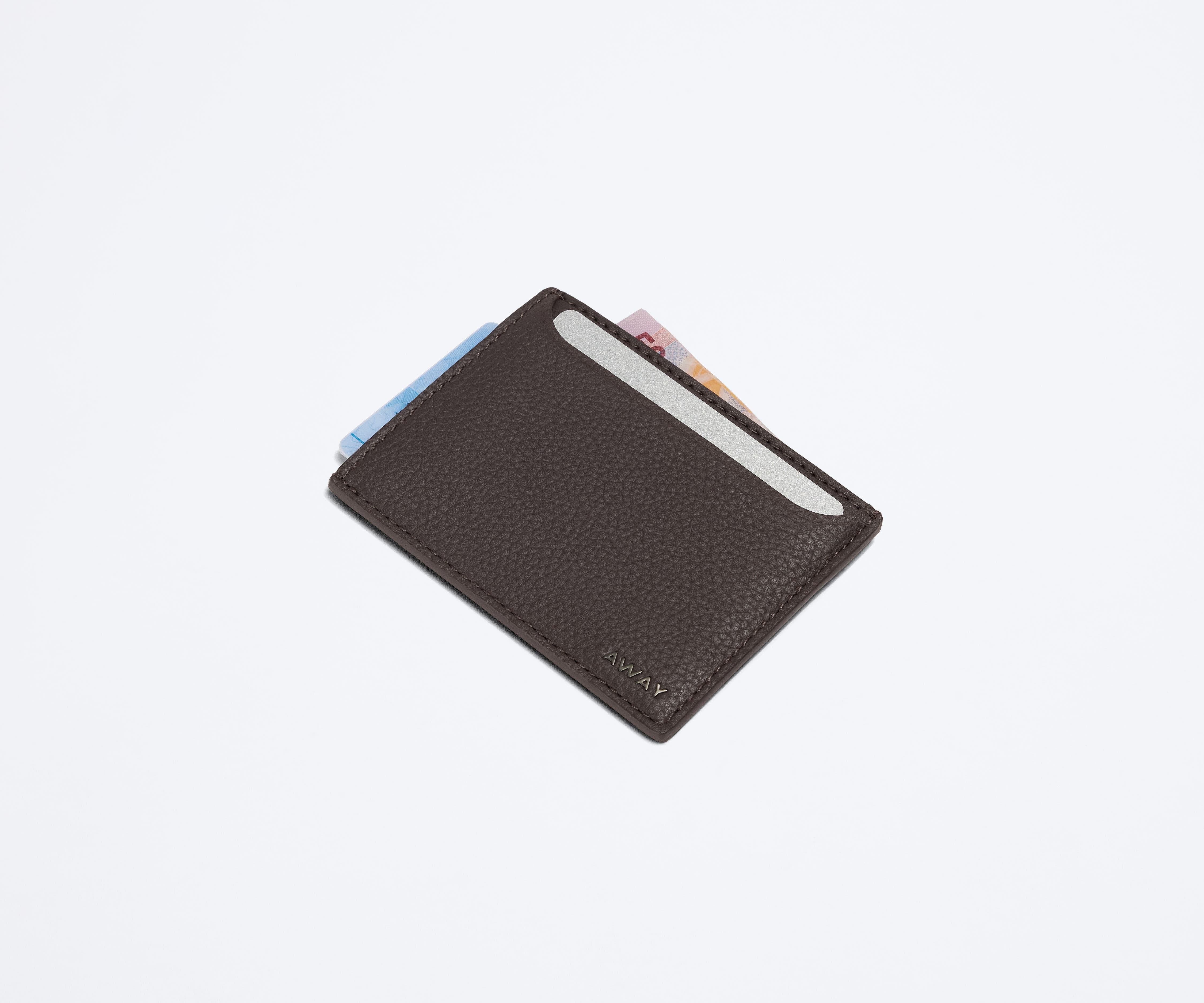 away-card-case-porte-cartes-cuir-marron-espresso-compact image 2