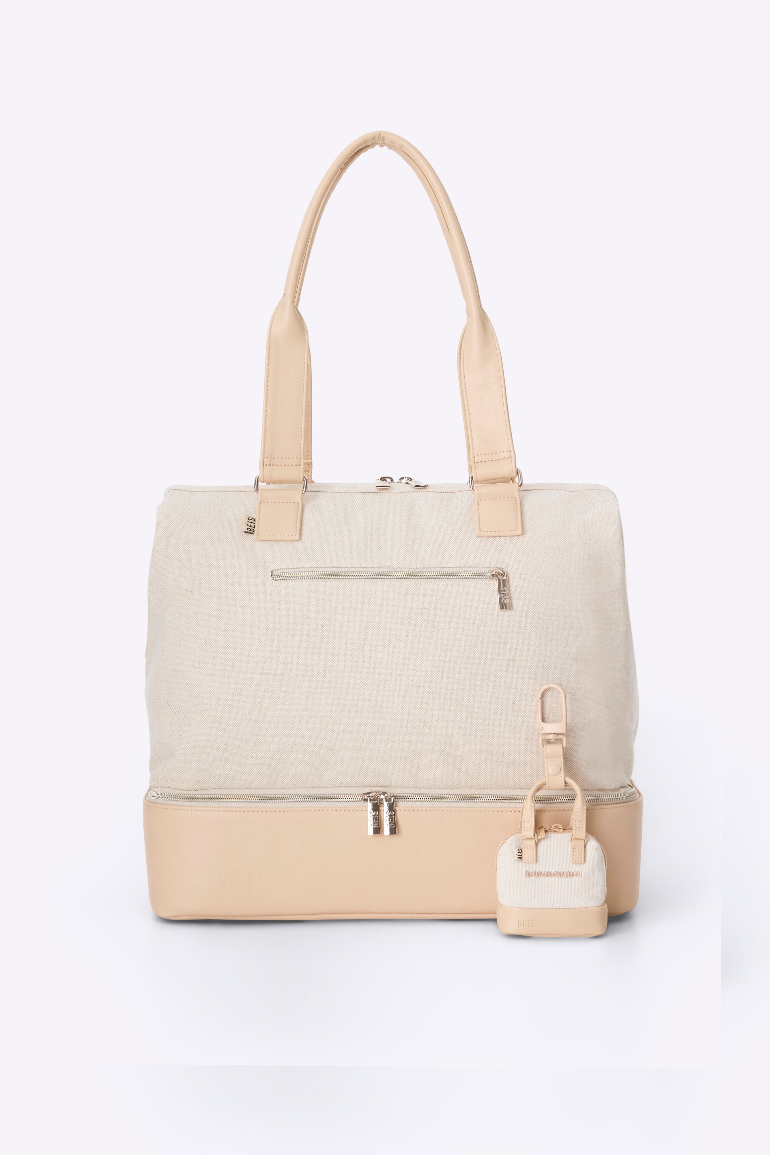 beis-micro-weekender-breloque-porte-cl-s-beige-mini image 4