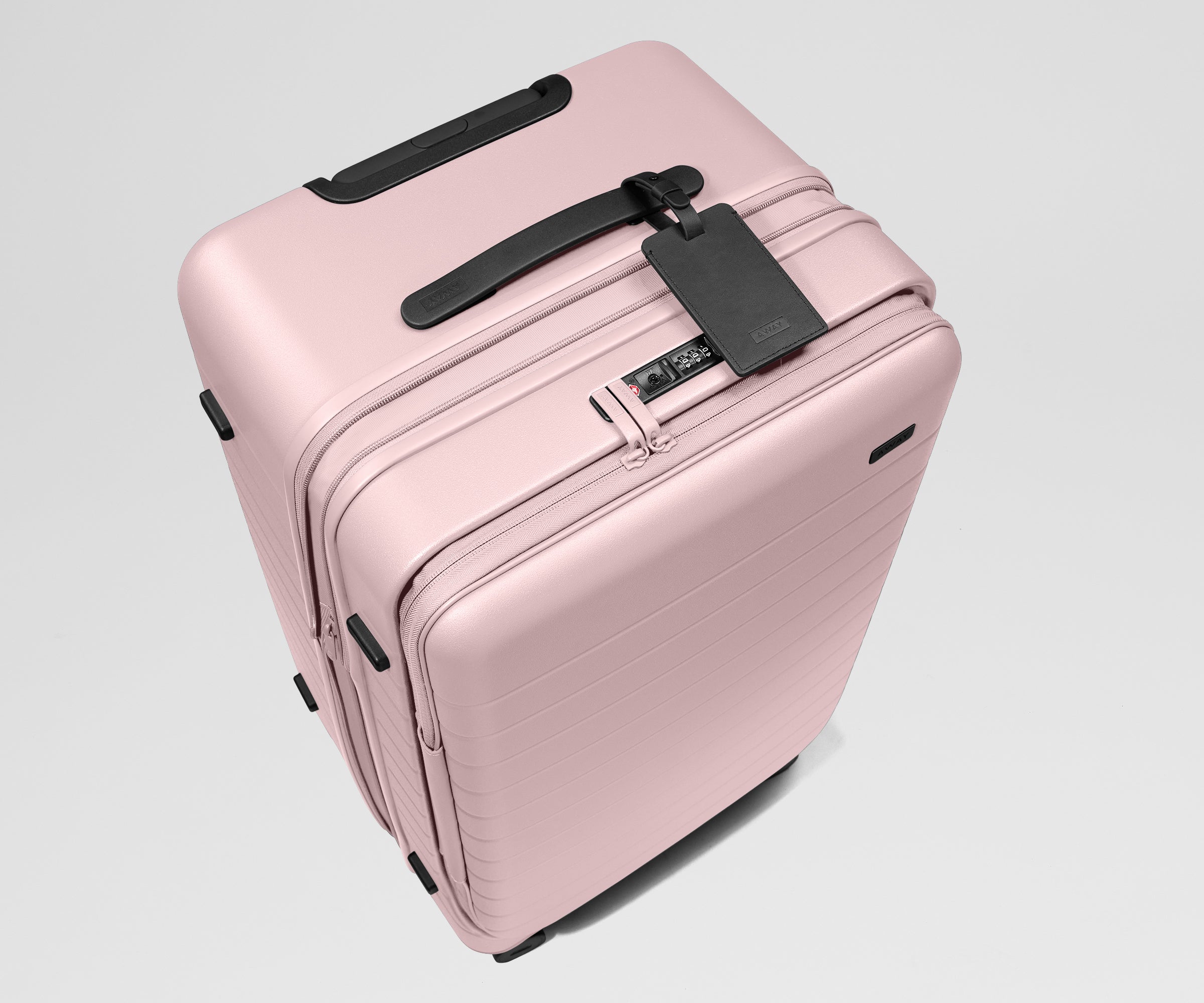 away-topside-medium-trunk-valise-blush-pink-chargement-haut image 8