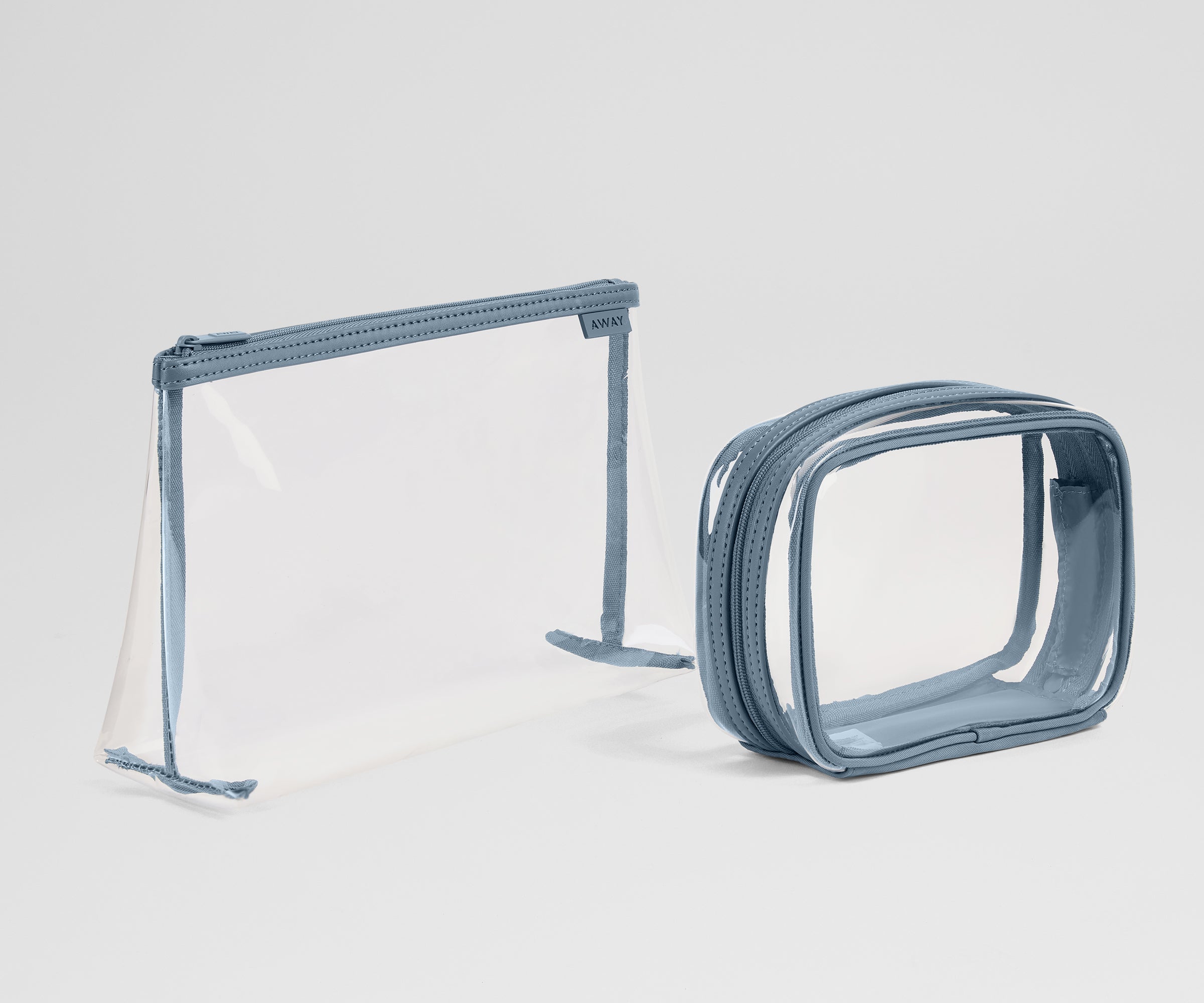 away-clear-pouch-set-pochettes-transparentes-lot-voyage image 1