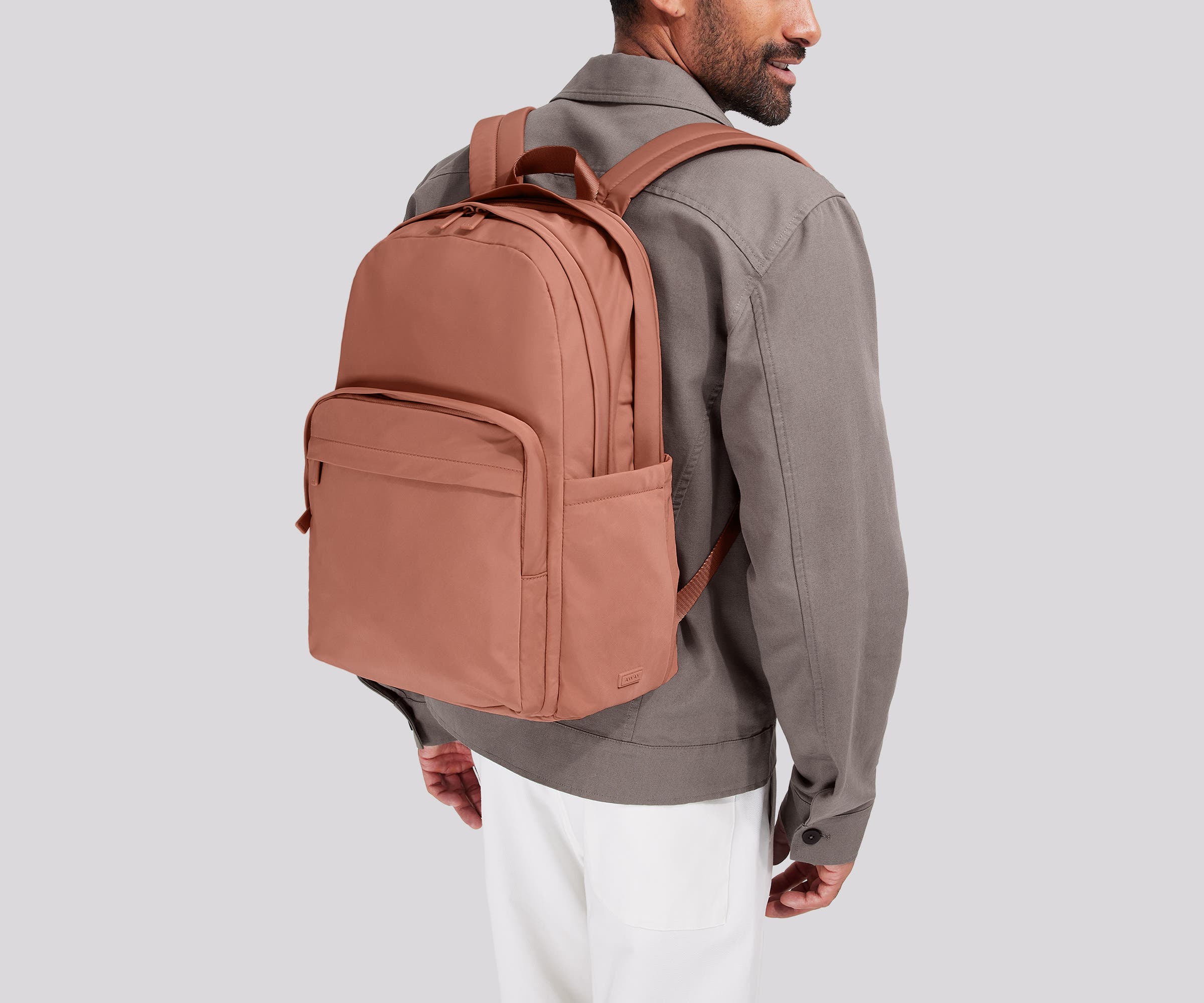 away-large-featherlight-sac-dos-rose image 2