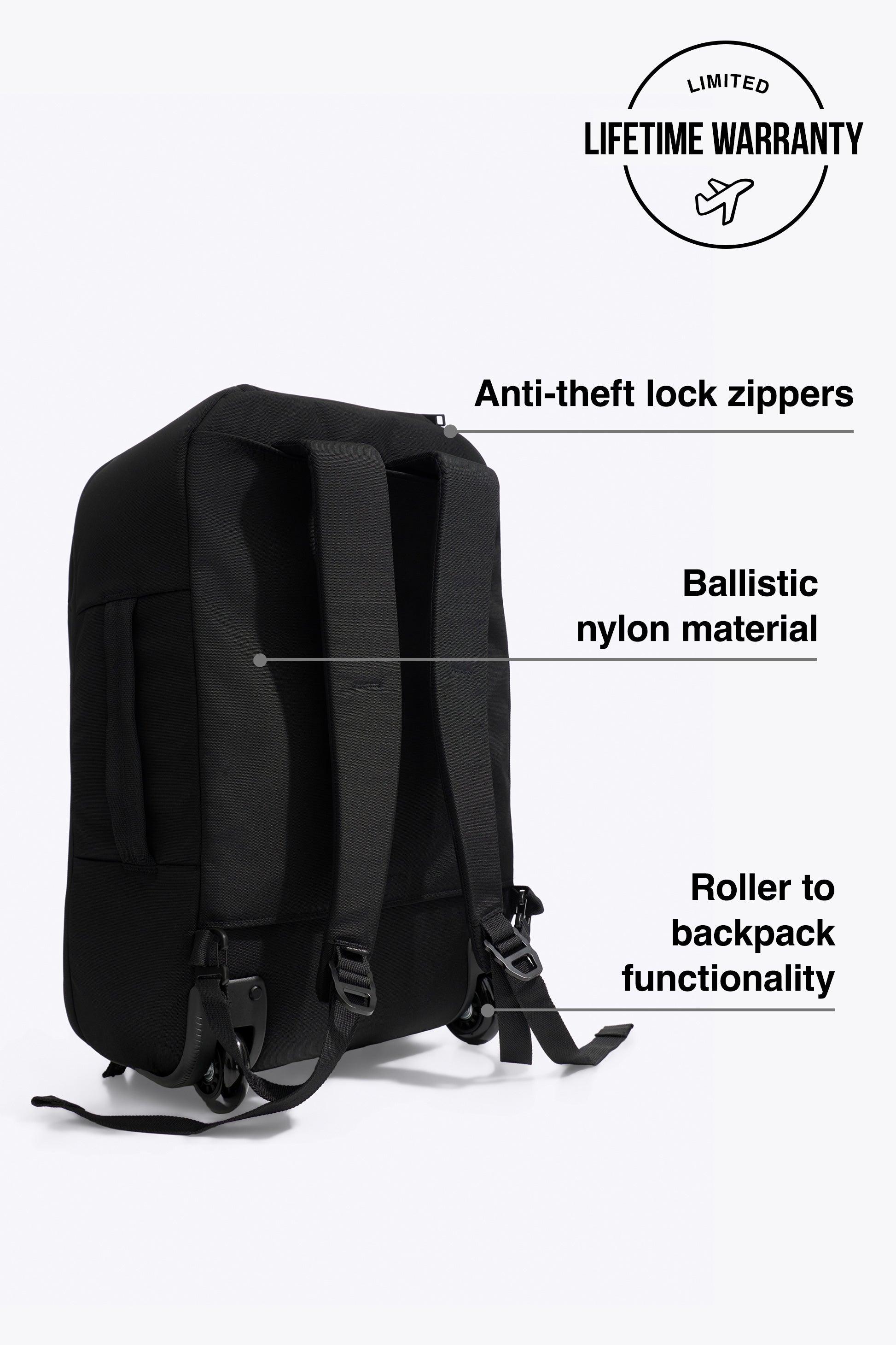 beis-pro-rolling-sac-dos-roulettes-noir-17-pouces image 2
