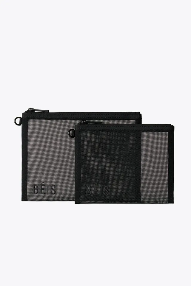 beis-mesh-pouch-duo-trousse-noire-lot-2-filet-zip image 1