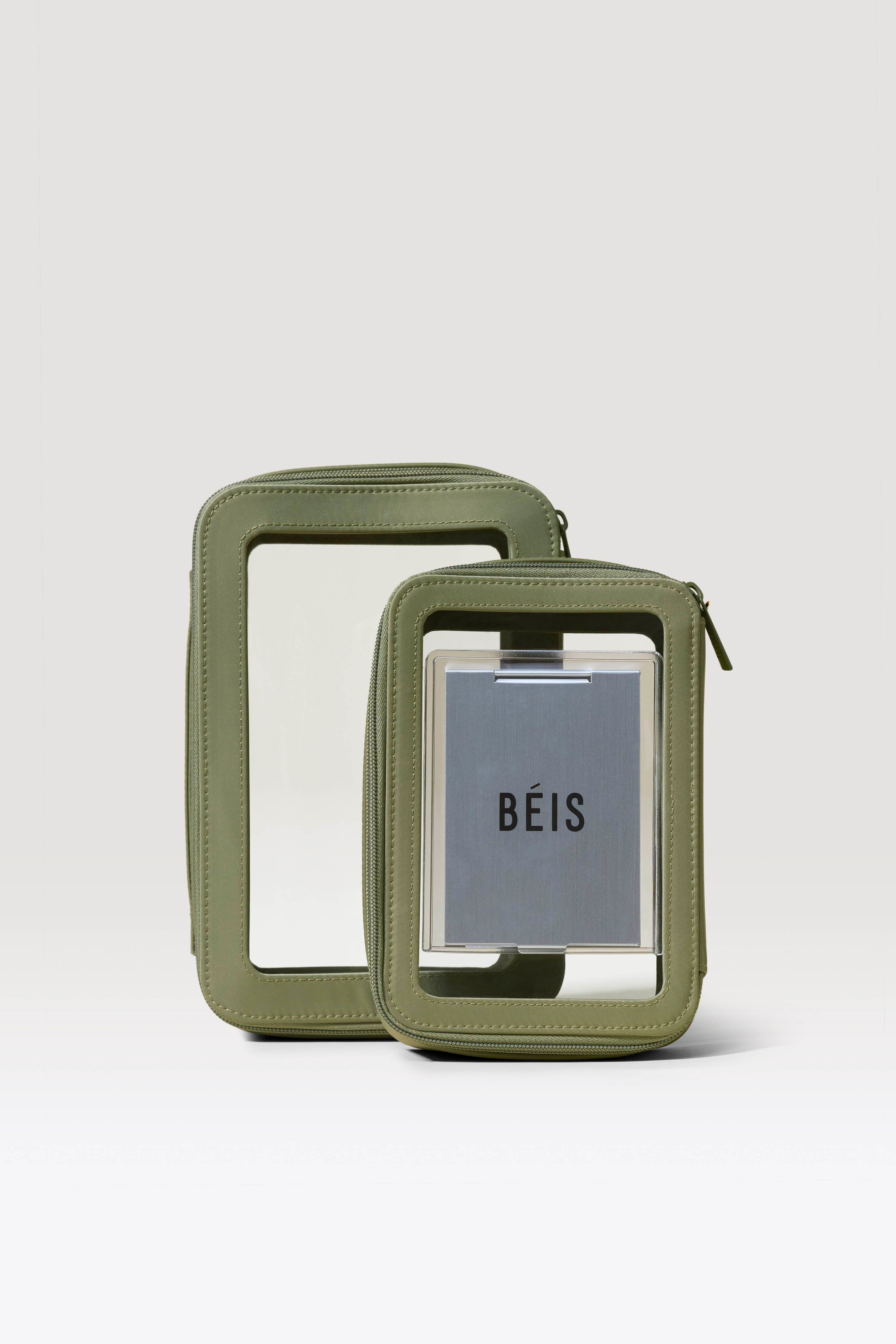 beis-in-flight-trousse-toilette-olive-miroir-avion image 1