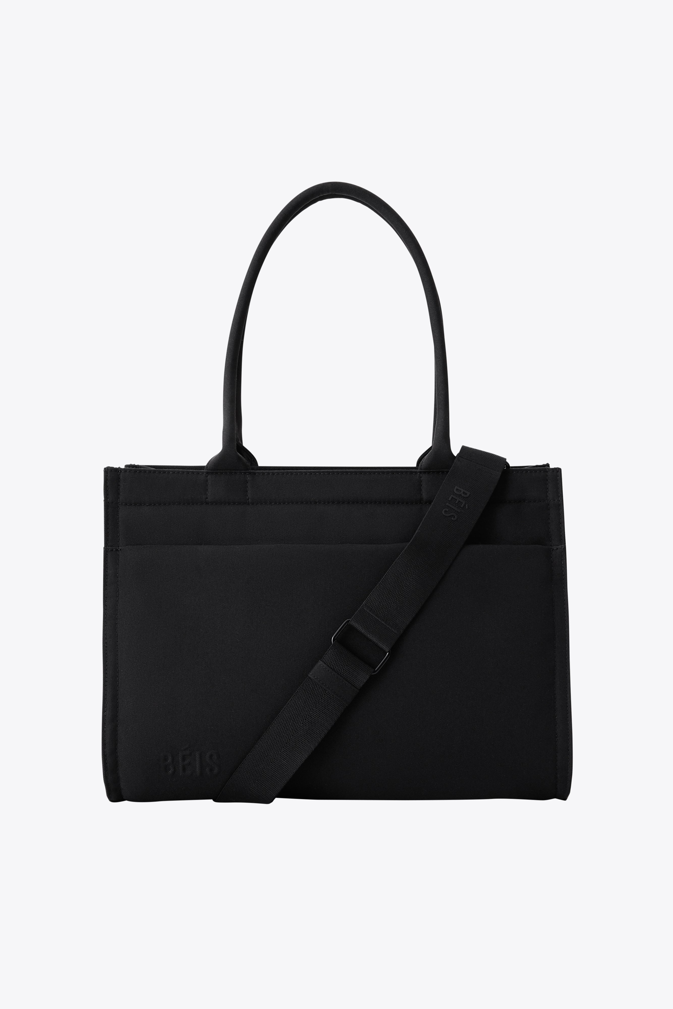 beis-book-tote-sac-cabas-noir-ordinateur-portable image 1