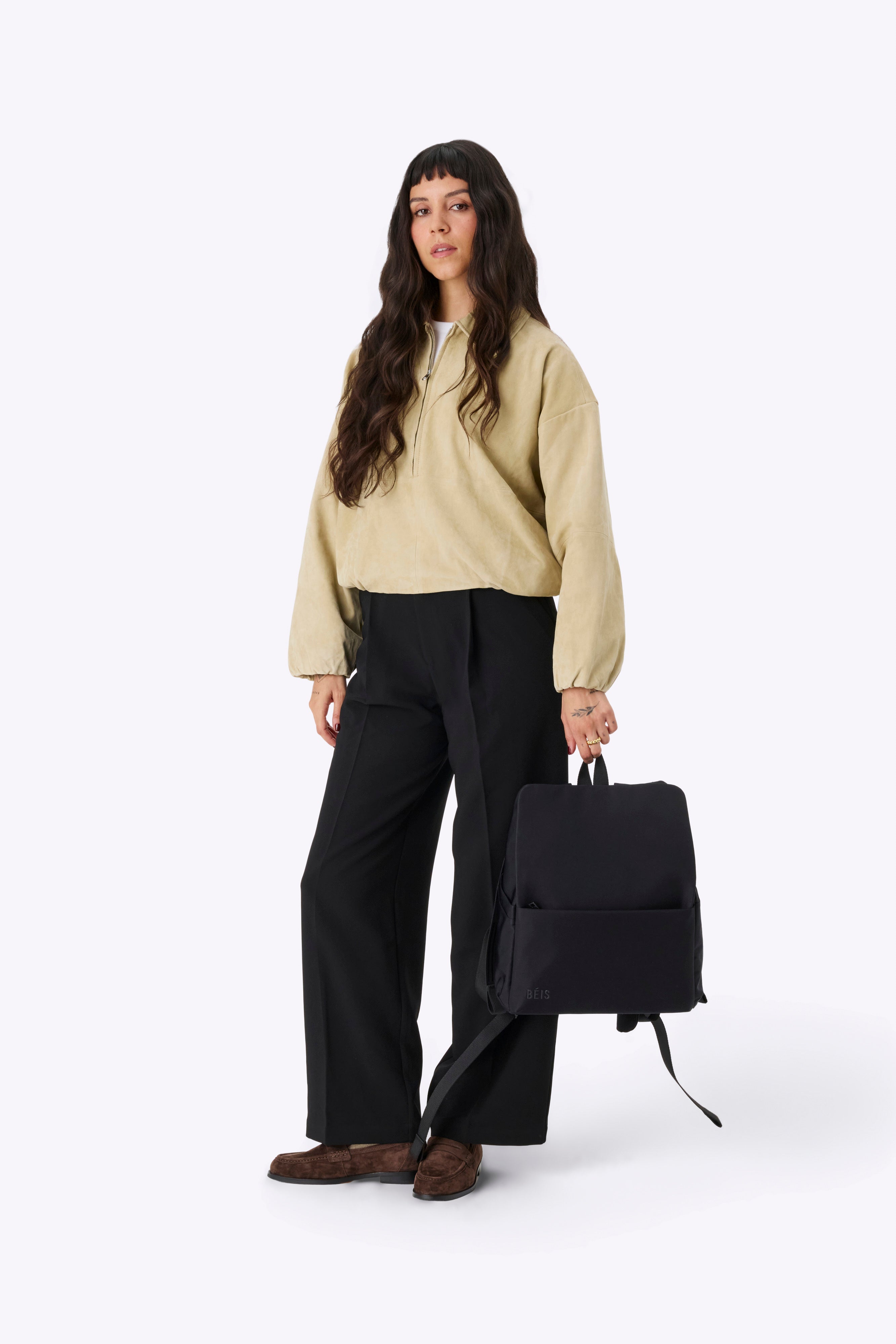 beis-everyday-diaper-backpack-sac-dos-langer-noir image 8