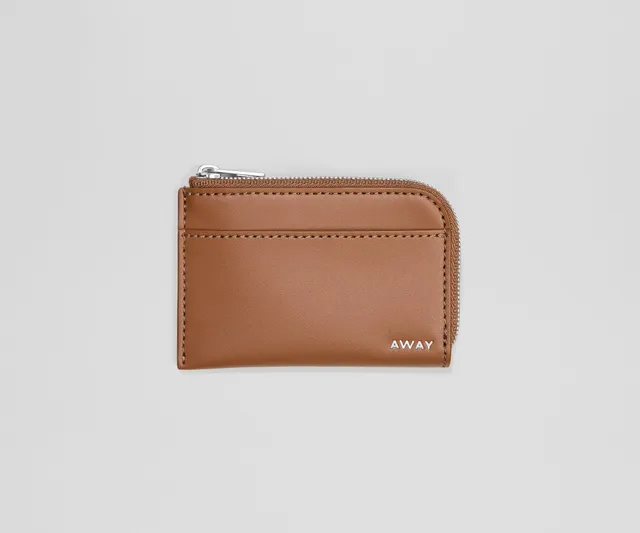away-zip-card-case-porte-cartes-cuir-marron-selle-zipp image 1