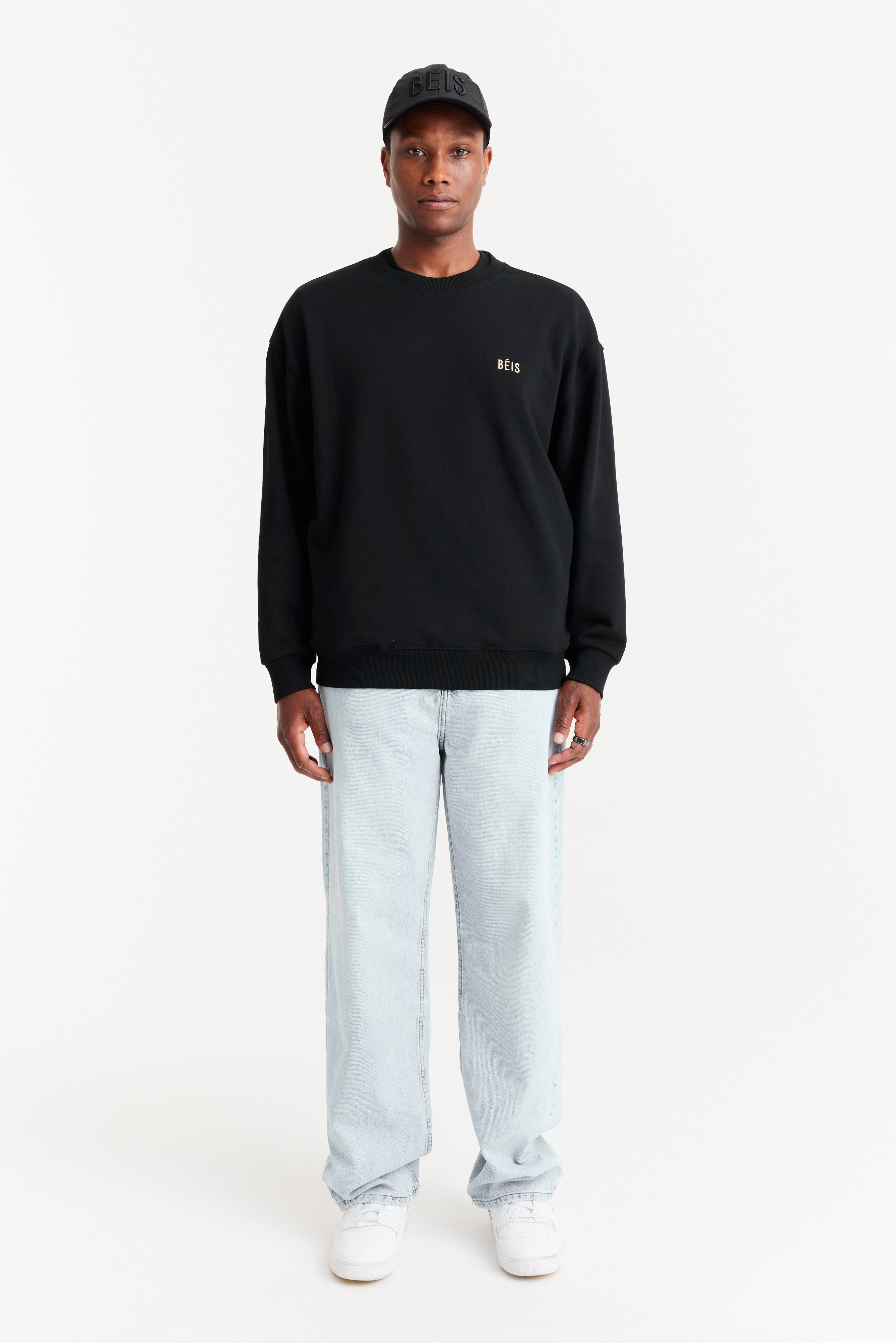 beis-the-sweatshirt-sweat-noir-taille-m-poches-zipp-es image 2