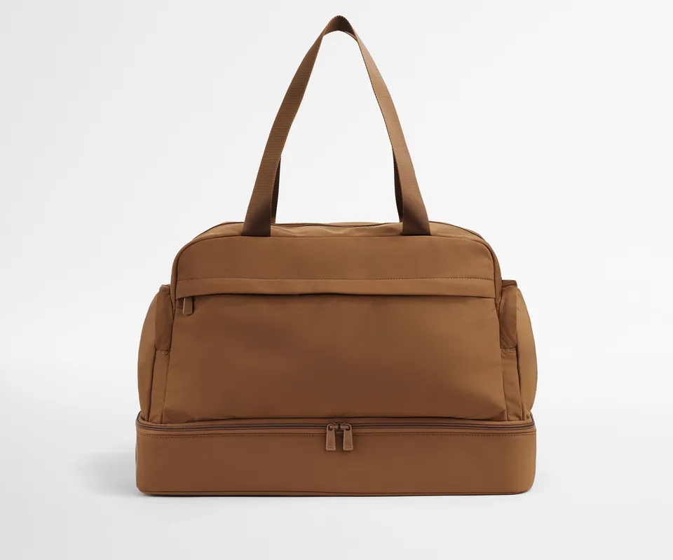 away-weekender-featherlight-sac-voyage-amaro-brown-44l image 1
