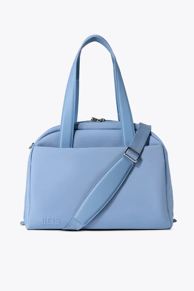 beis-duffle-sac-polochon-dusty-blue-bagage-cabine image 1
