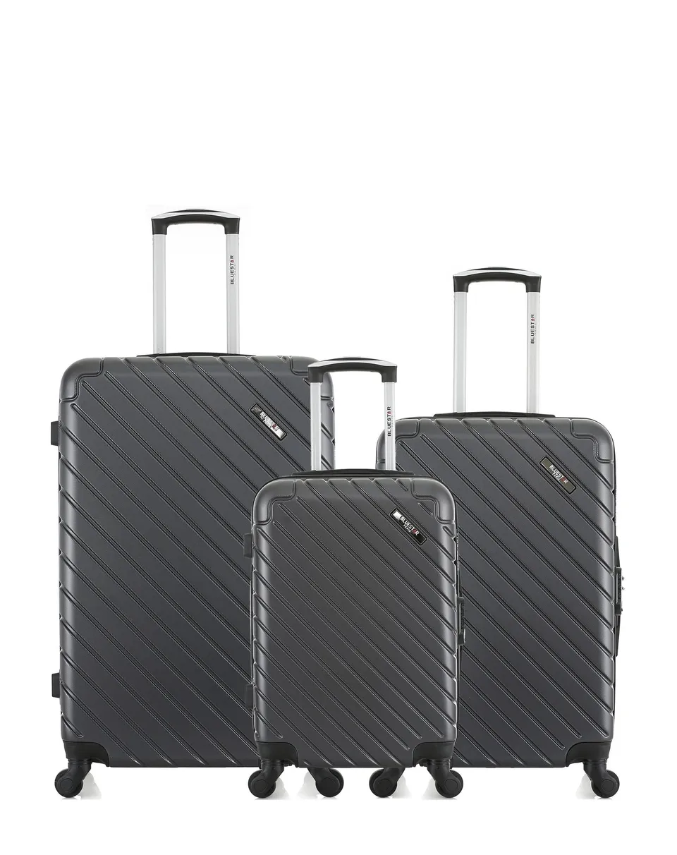 bluestar-cit-set-3-valises-rigides-abs-noir-cabine-soute image 1