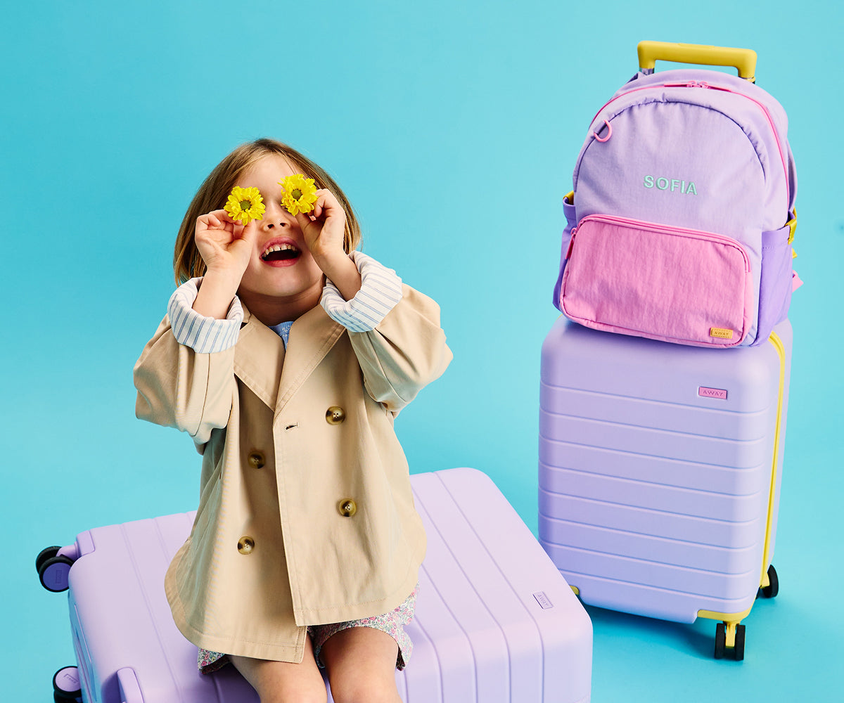 away-kids-backpack-sac-dos-enfant-butterfly-purple-violet image 5