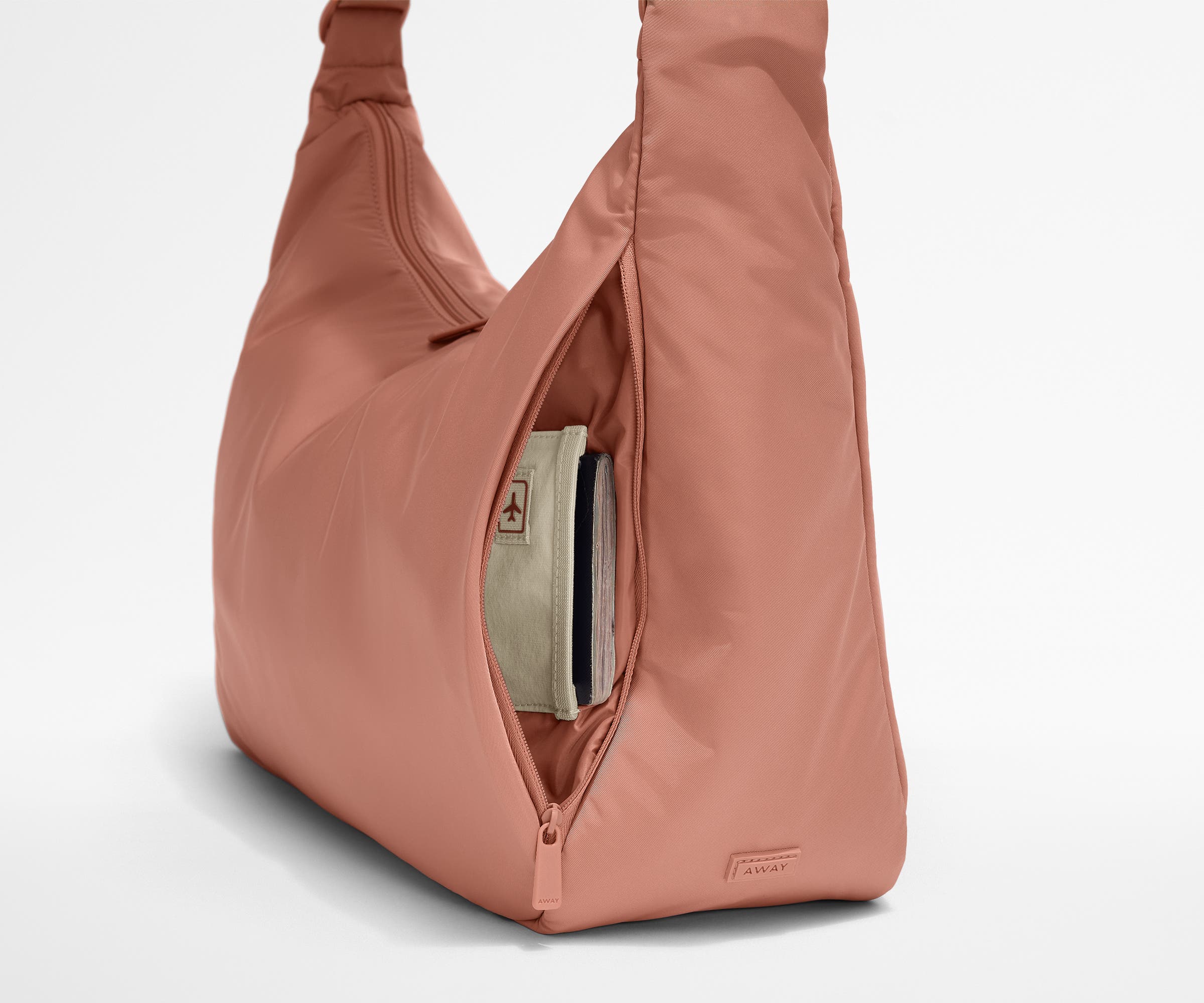 away-featherlight-large-sac-bandouli-re-rose-argile-l-ger image 6