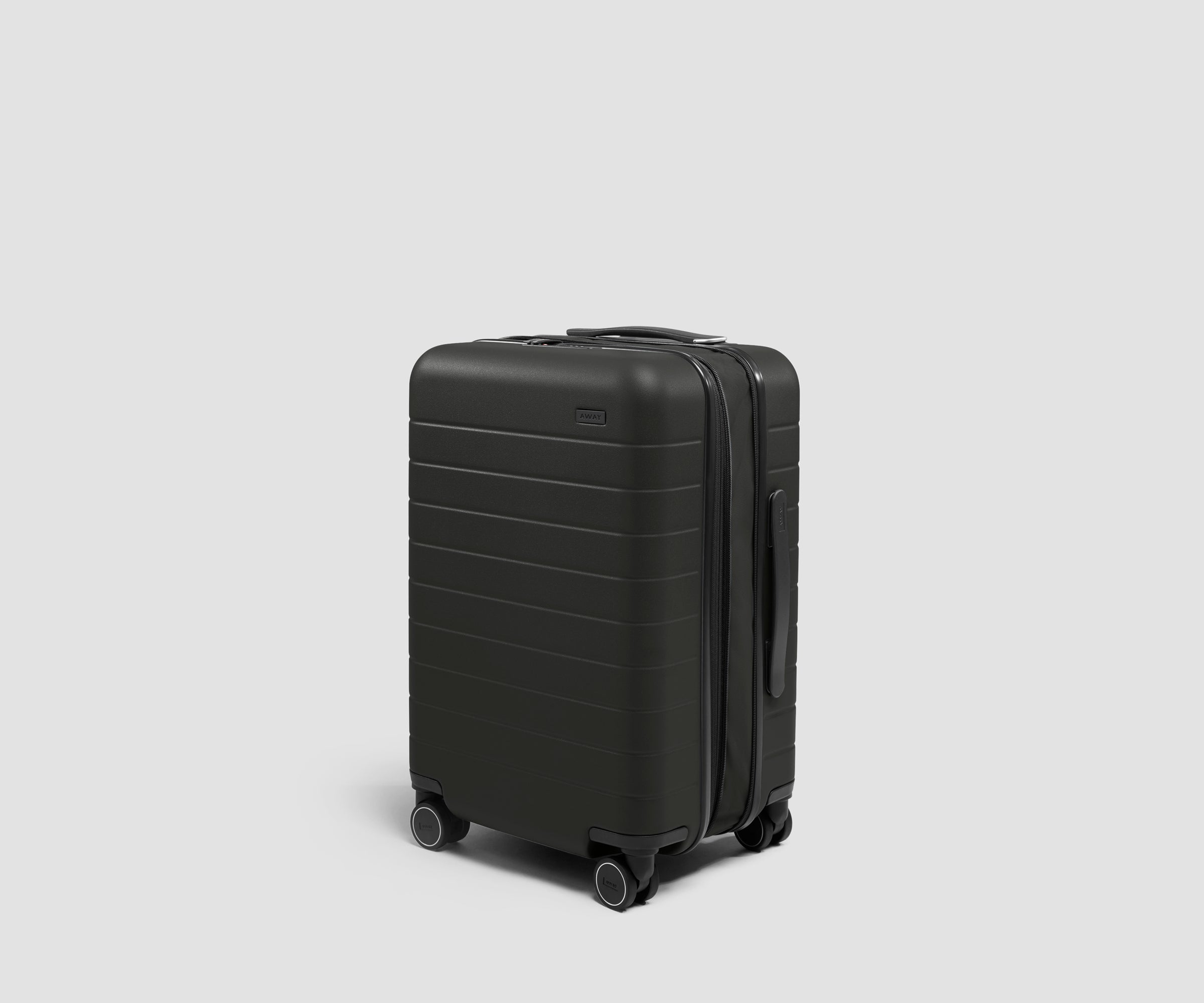 away-carry-on-flex-3-valise-cabine-jet-black-extensible image 1