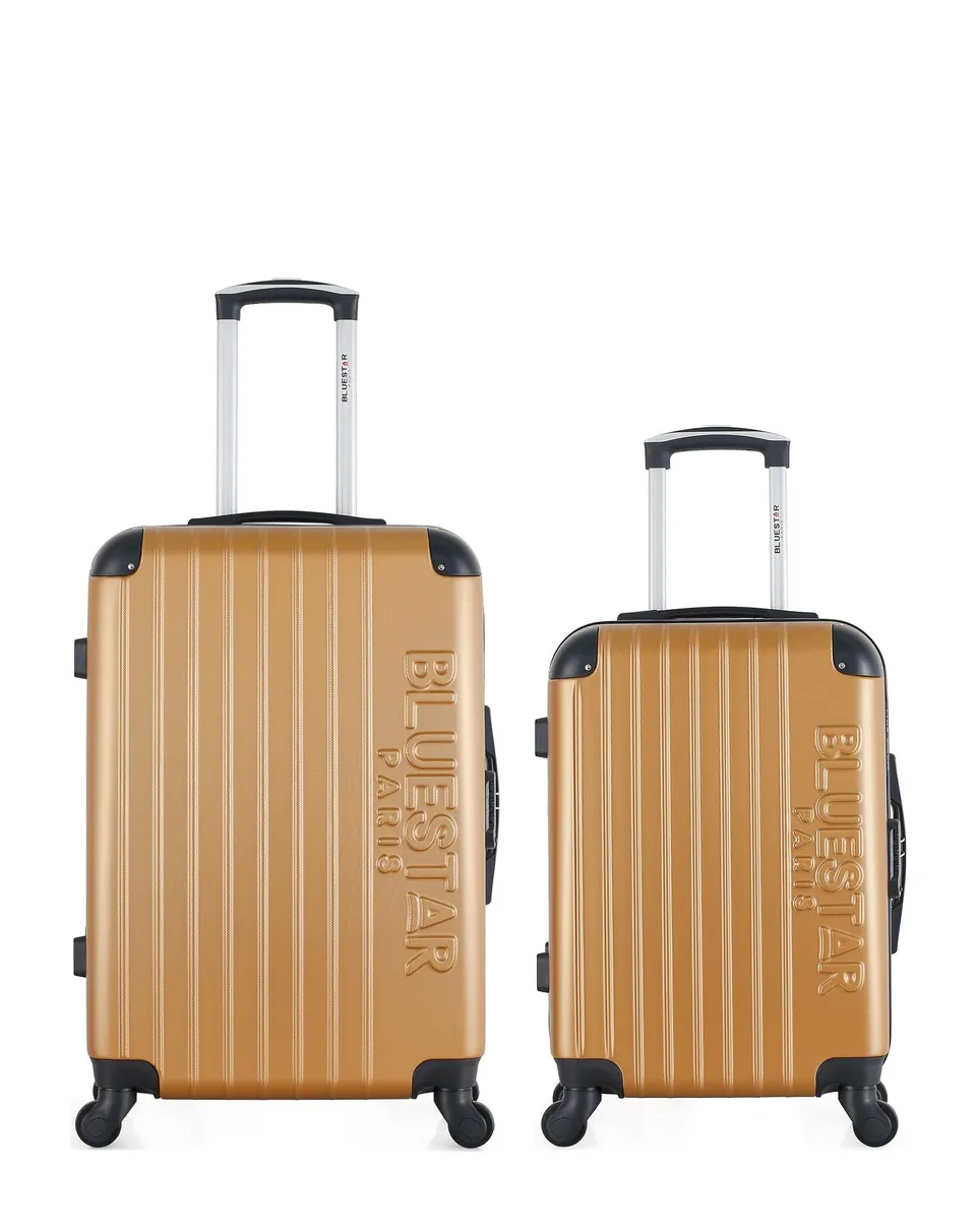 bluestar-paris-bucarest-lot-2-valises-noires-64l-cabine image 1