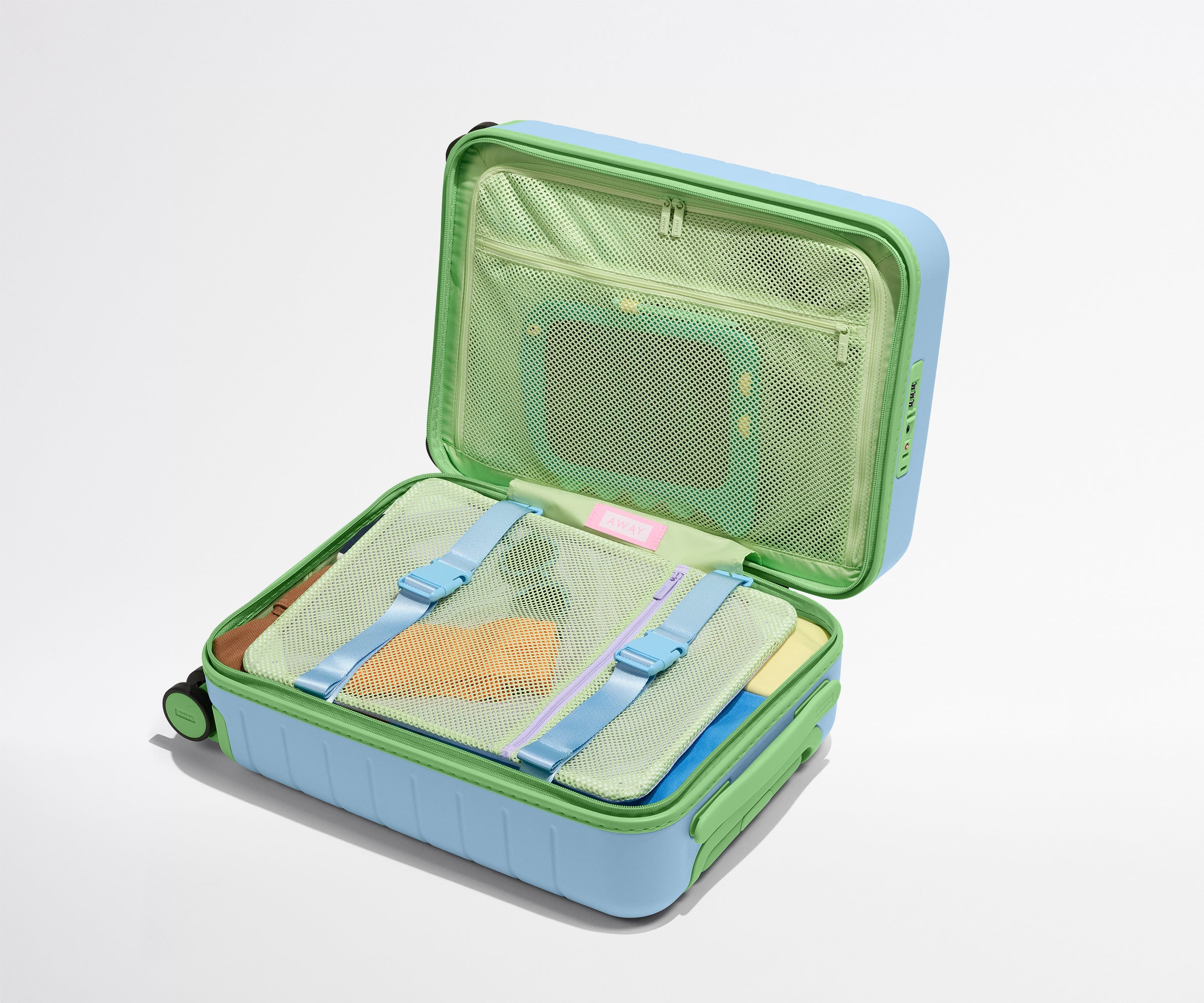 away-kids-carry-on-valise-cabine-enfant-bleu-dragonfly-rigide image 4