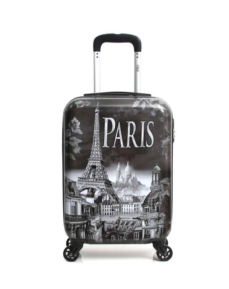 bluestar-rooftop-valise-cabine-rigide-noir-55x35x21-abs image 1