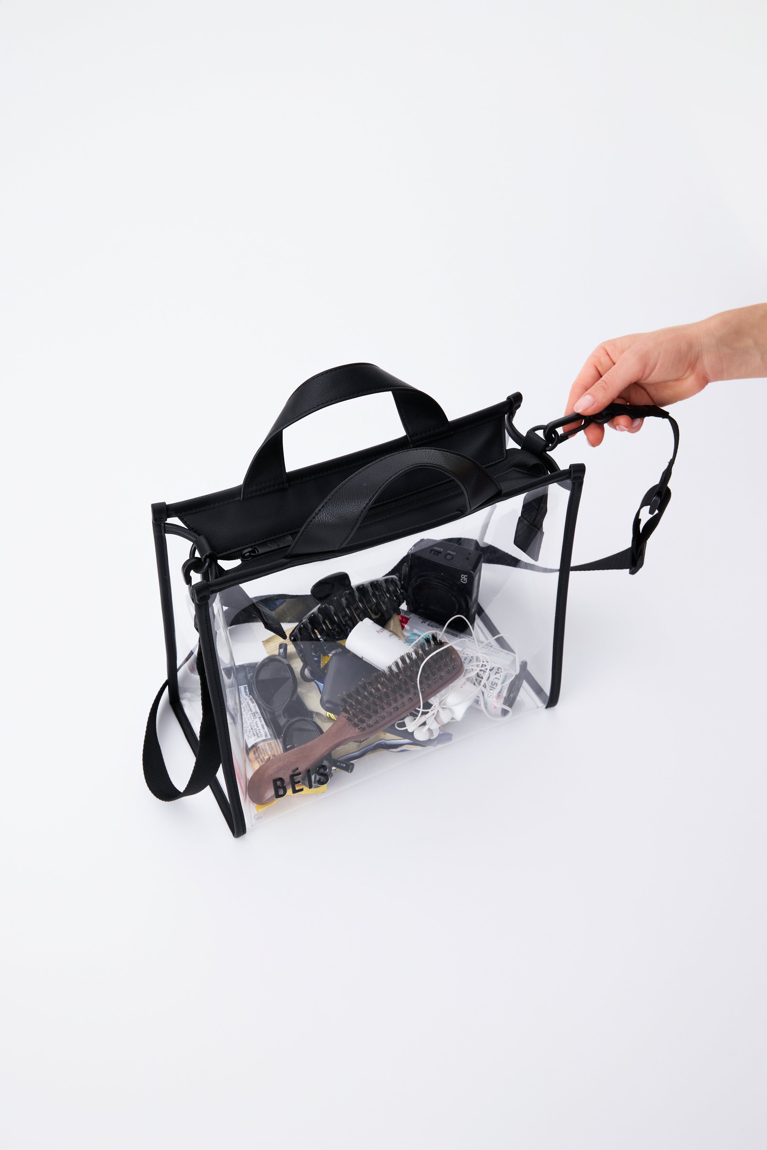 beis-stadium-tote-sac-transparent-noir image 6