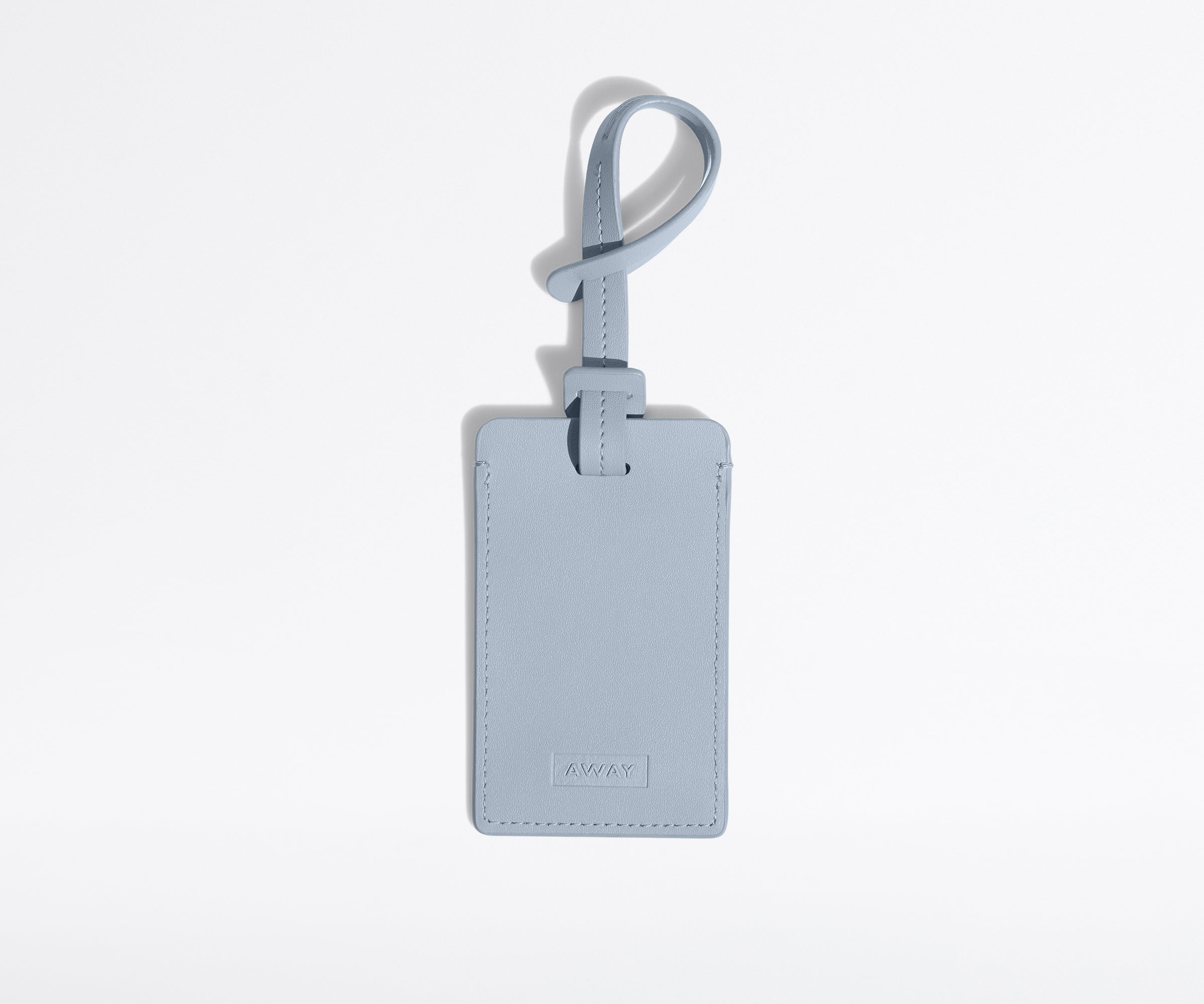 away-the-luggage-tag-tiquette-bagage-arctic-blue-cuir image 1