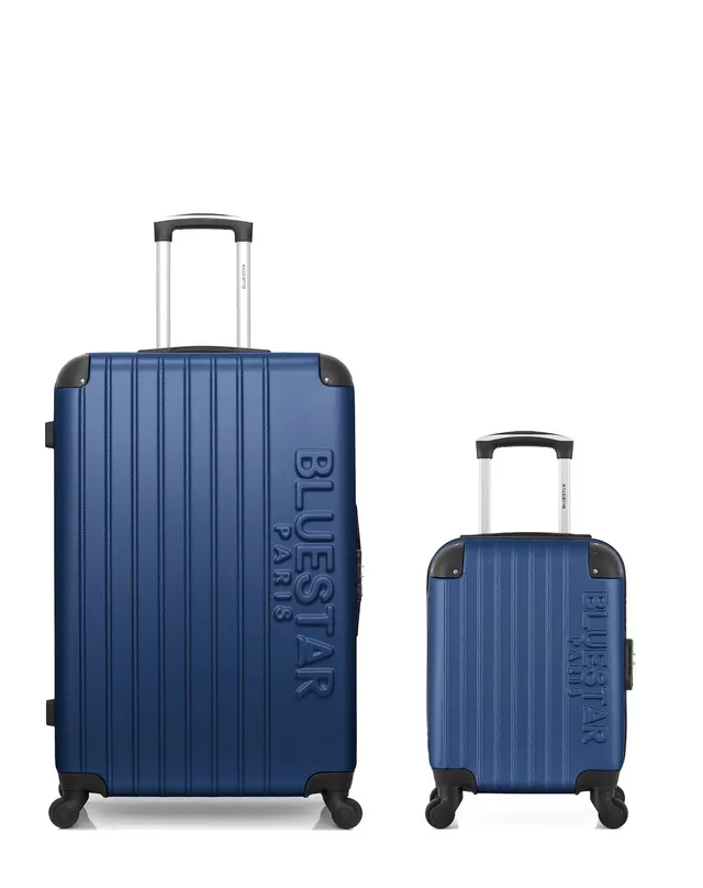bluestar-bucarest-lot-2-valises-rigides-grand-cabine-xxs-vert-fonc image 1