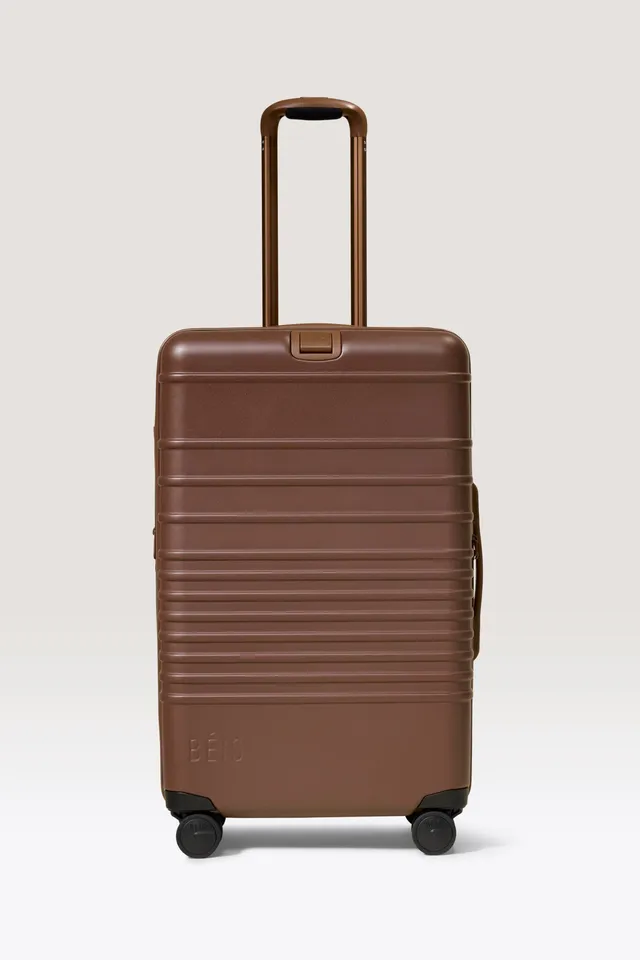 beis-the-medium-check-in-roller-valise-maple-rigide image 1