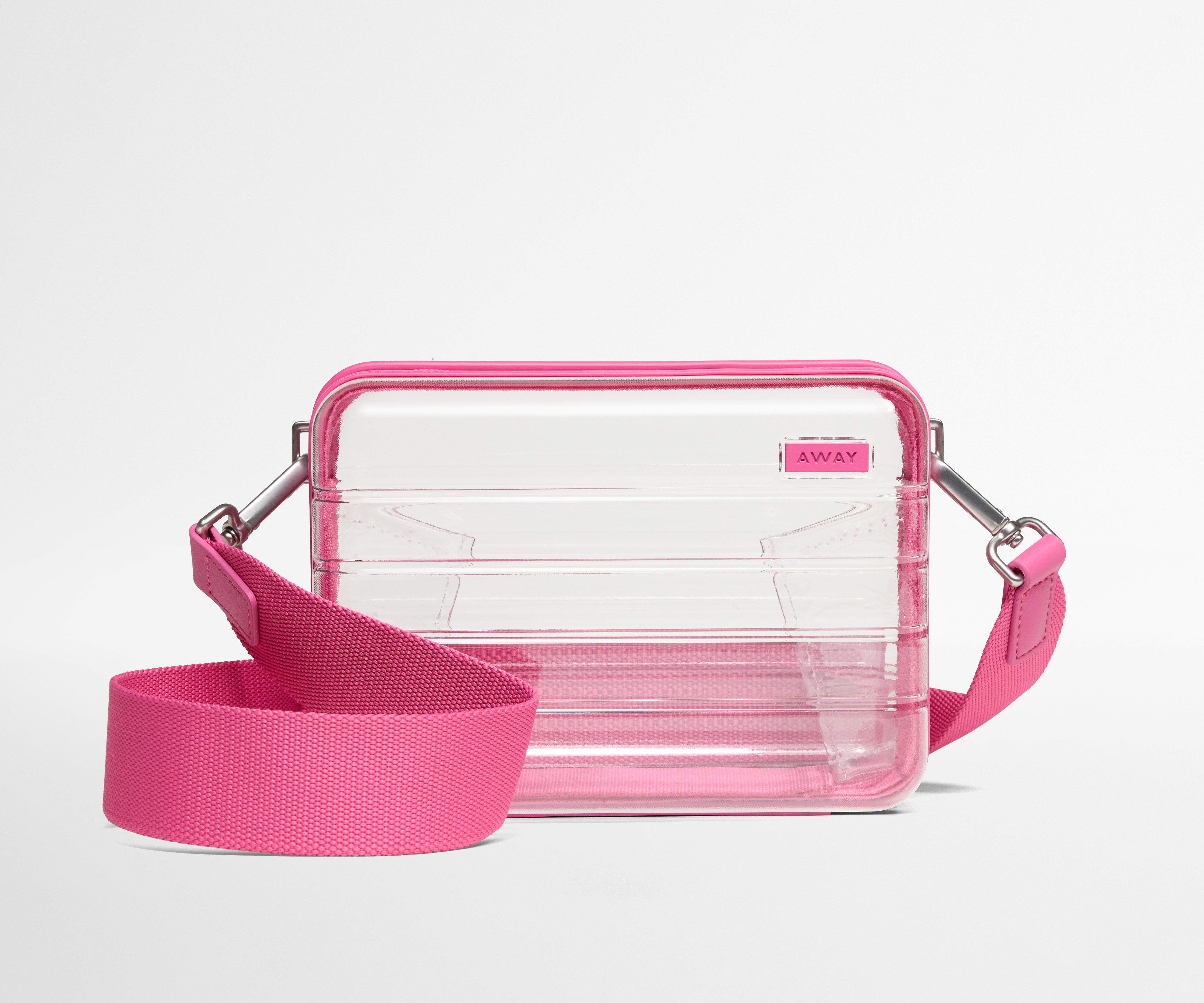 away-stadium-bag-sac-transparent-rose-island-pink image 1