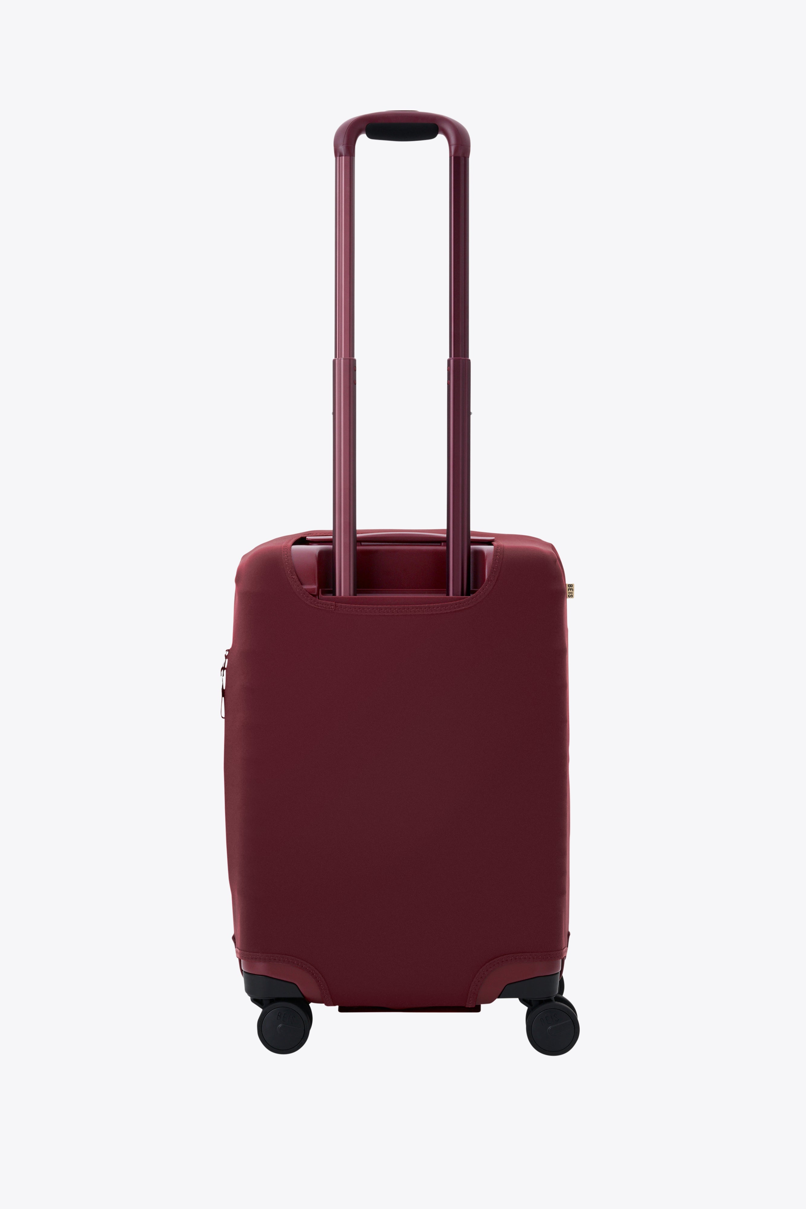 beis-carry-on-housse-valise-cabine-bordeaux image 3