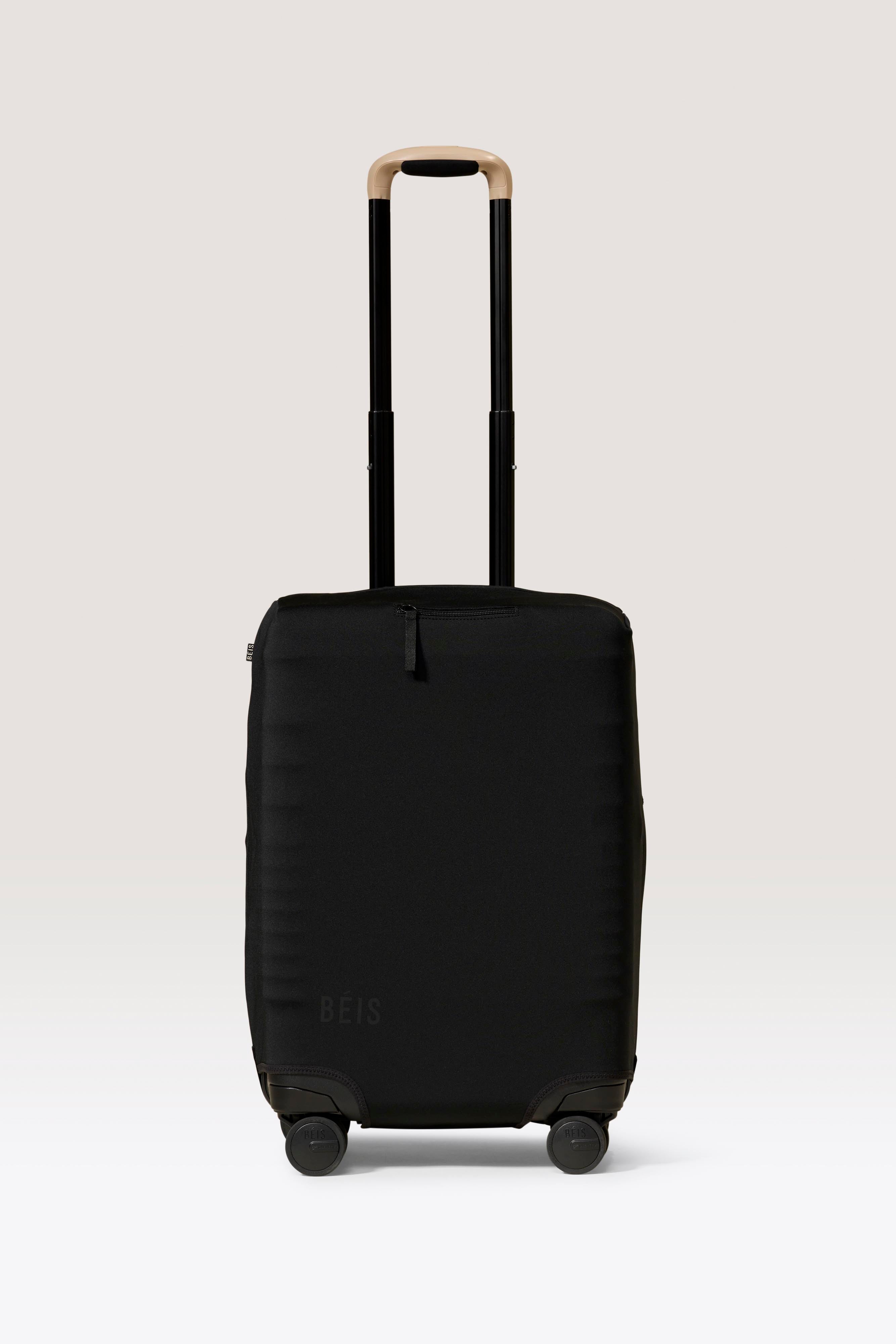 beis-carry-on-housse-valise-noire-lavable-cabine image 1