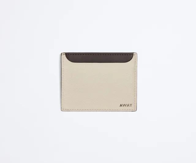 away-card-case-porte-cartes-cuir-blanc-cr-me image 1