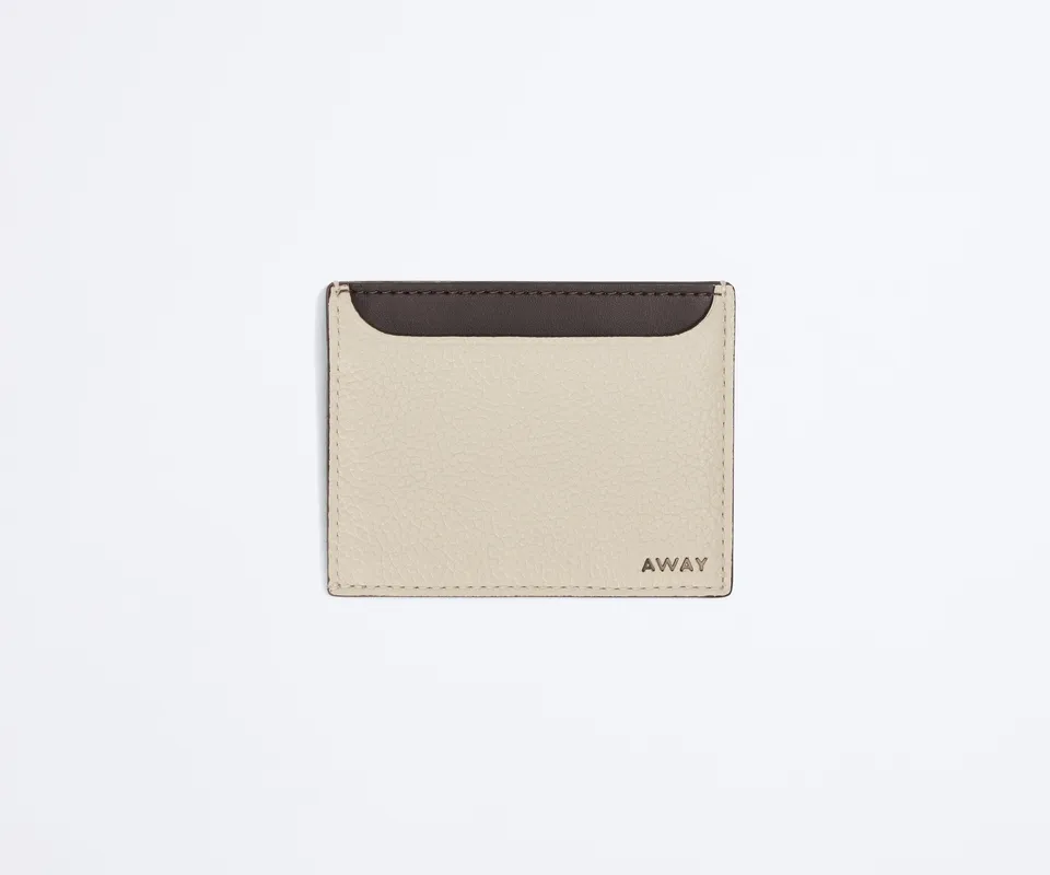 away-card-case-porte-cartes-cuir-blanc-cr-me image 1
